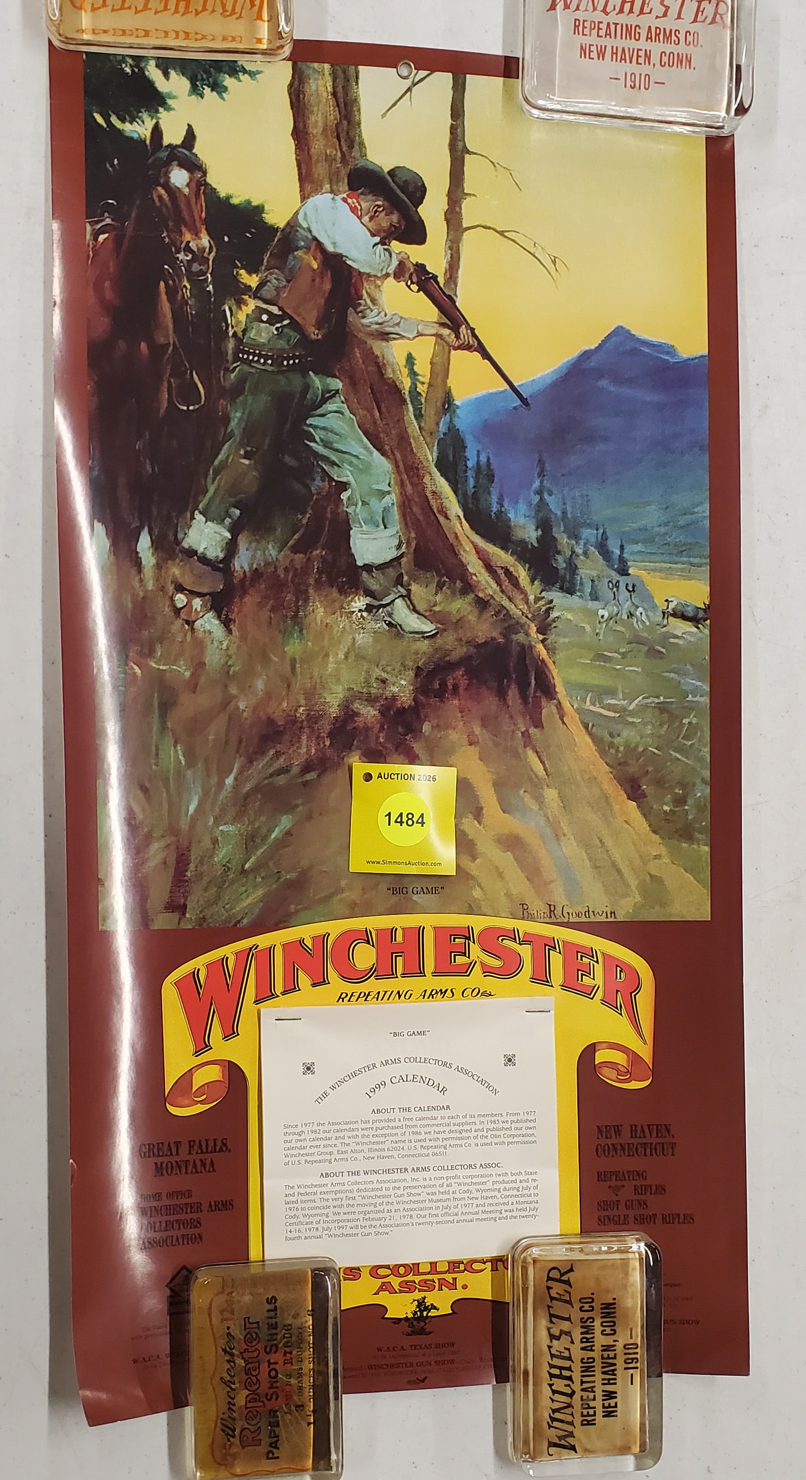 Winchester big Game 1999 calendar: Winchester big Game 1999 calendar