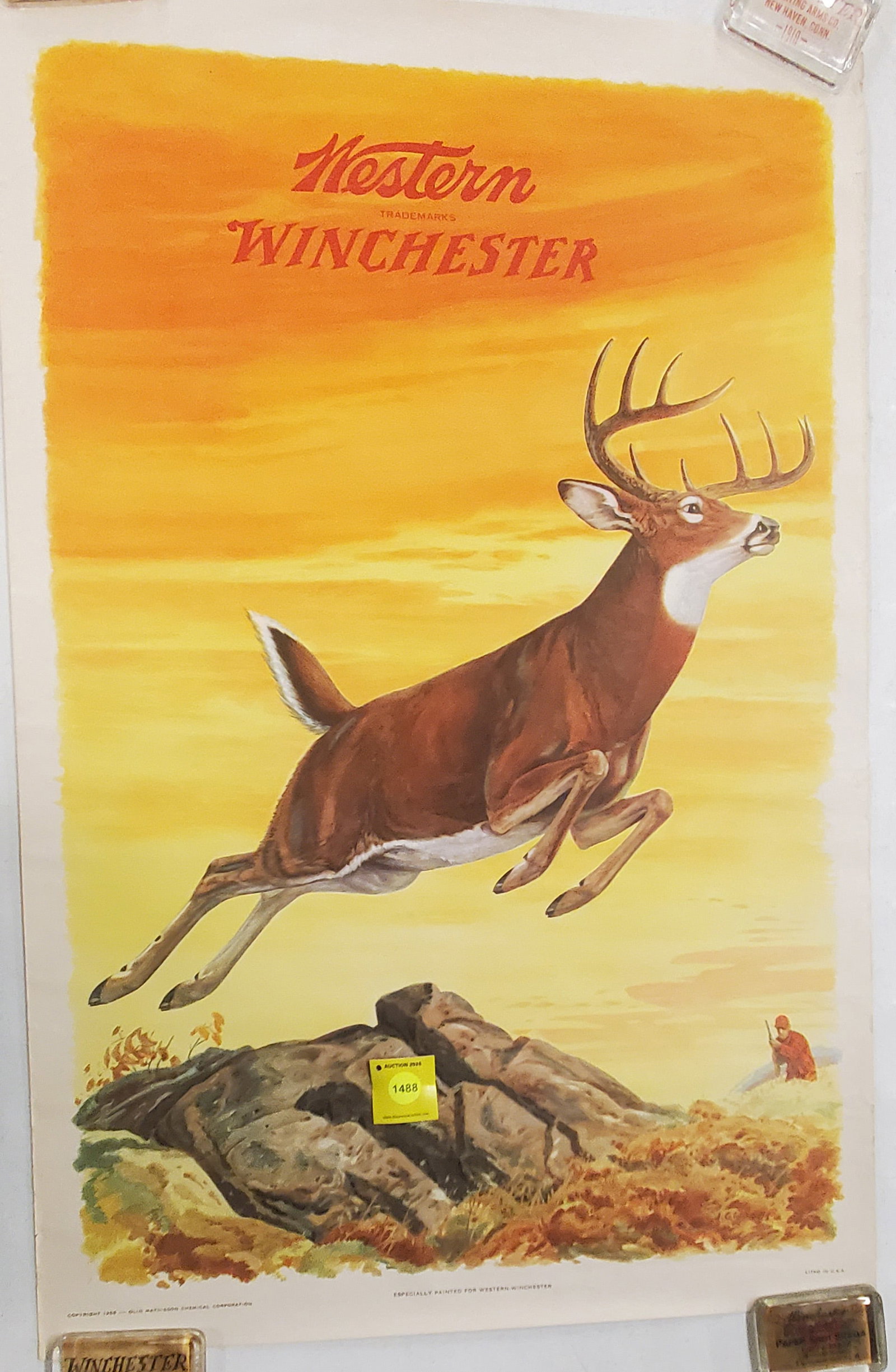 Winchester deer paper poster: Winchester deer paper poster