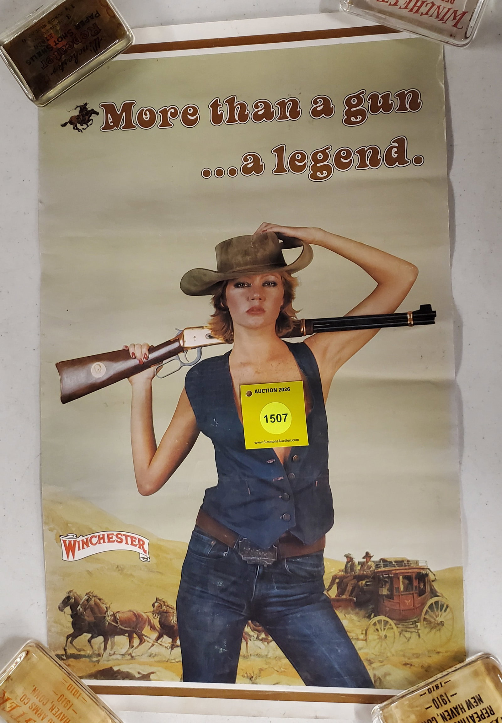 Winchester More than a gun….a legend poster: Winchester More than a gun….a legend poster