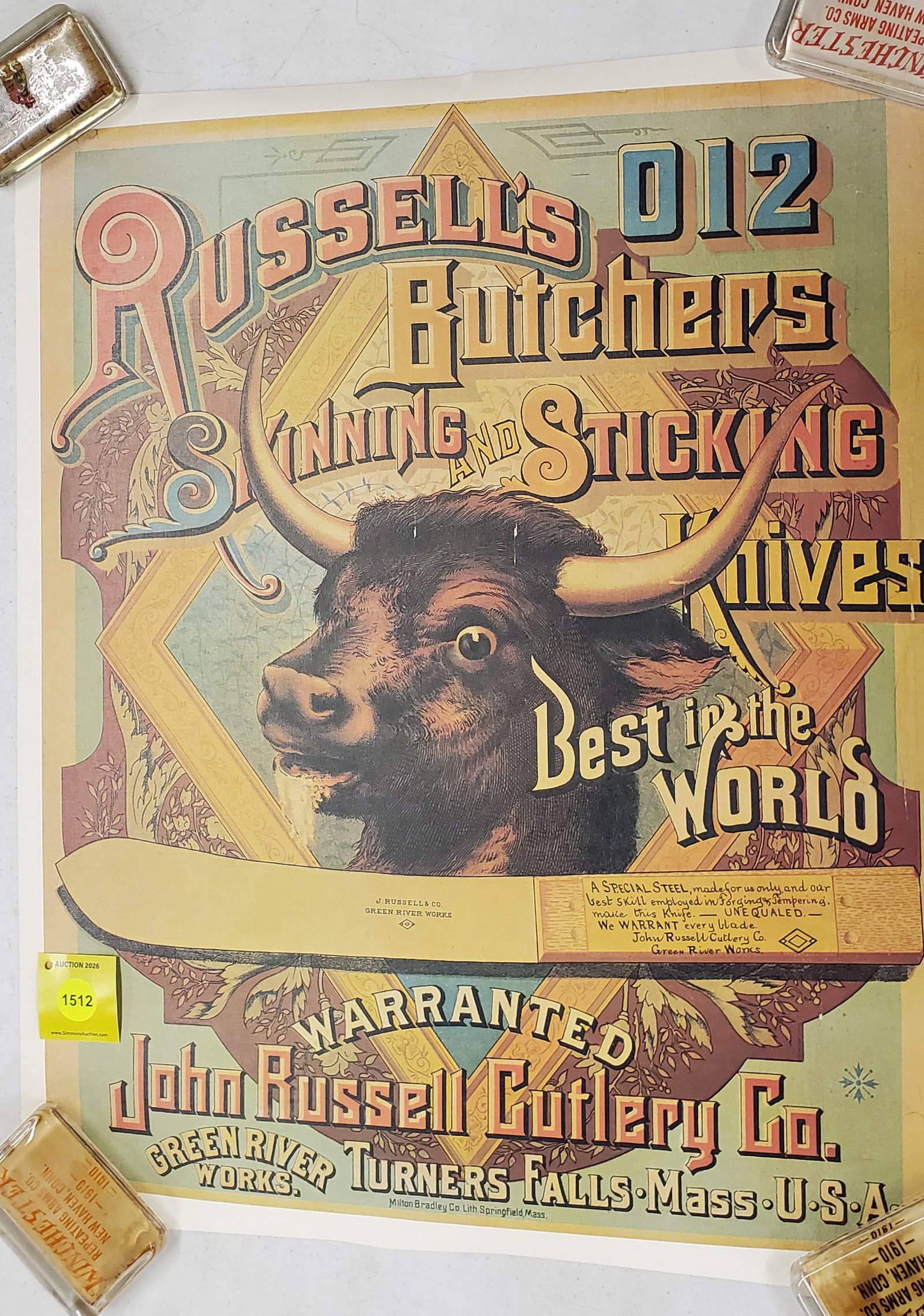 Russell's Butchers, Skinning and Sticking Knives poster (1 of 1)