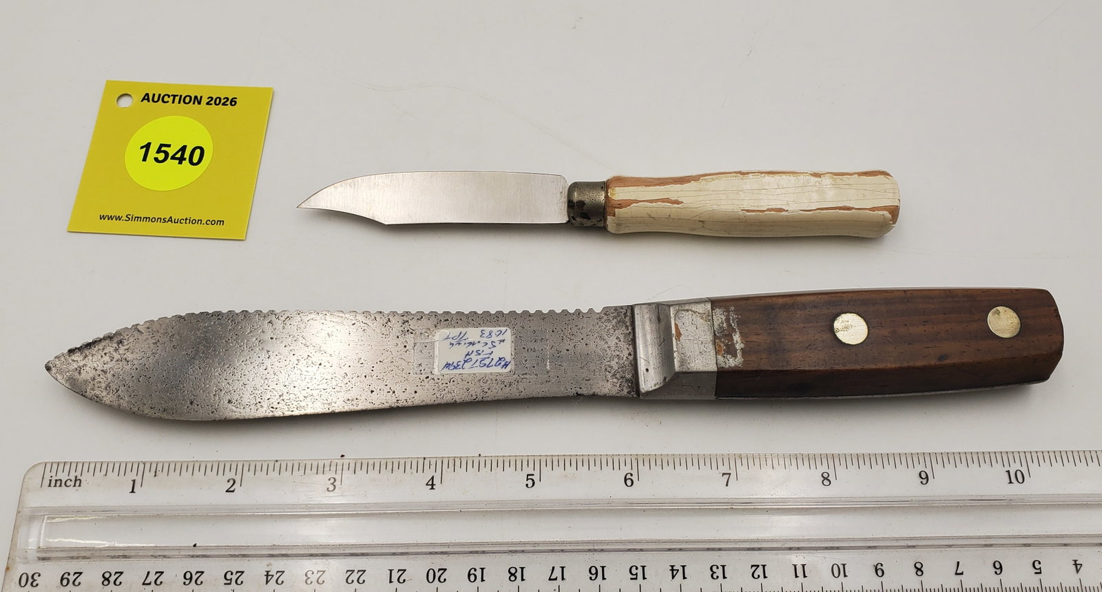 Lot of 2, Winchester straight blade knives - 3