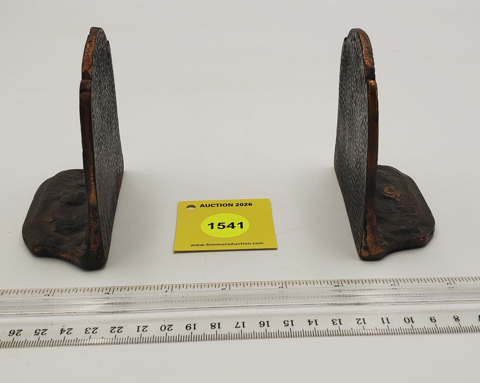 Bronze book ends - 2
