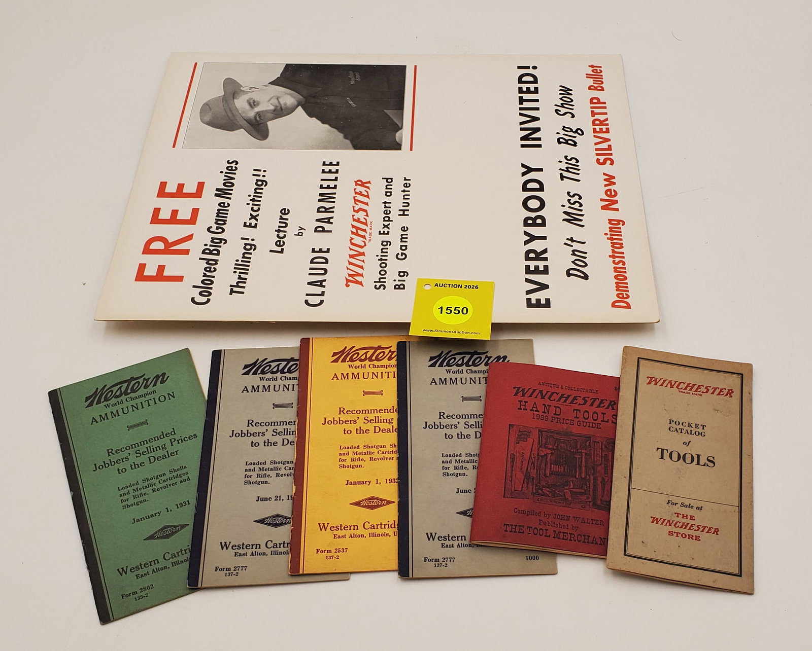 Lot of 7, Misc Winchester Advertising Items: Lot of 7, Misc Winchester Advertising Items
