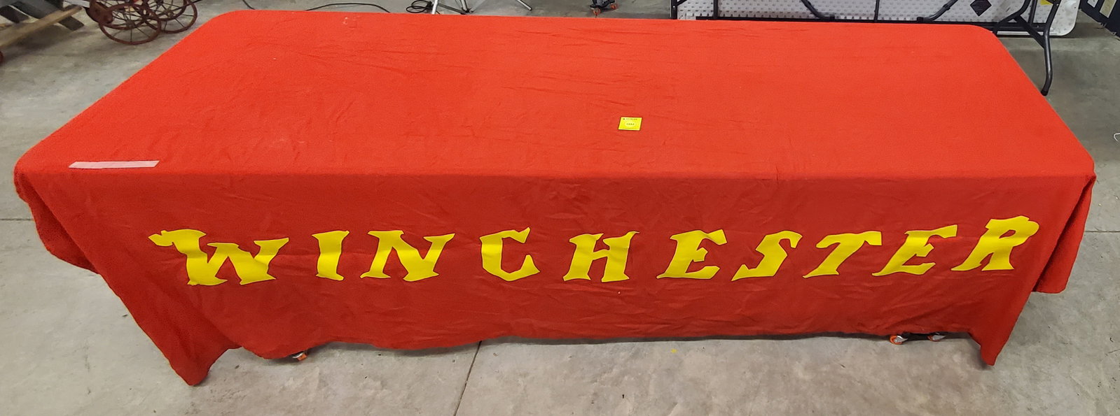 Lot of 2, Winchester cloth 8 foot table covers: Lot of 2, Winchester cloth 8 foot table covers