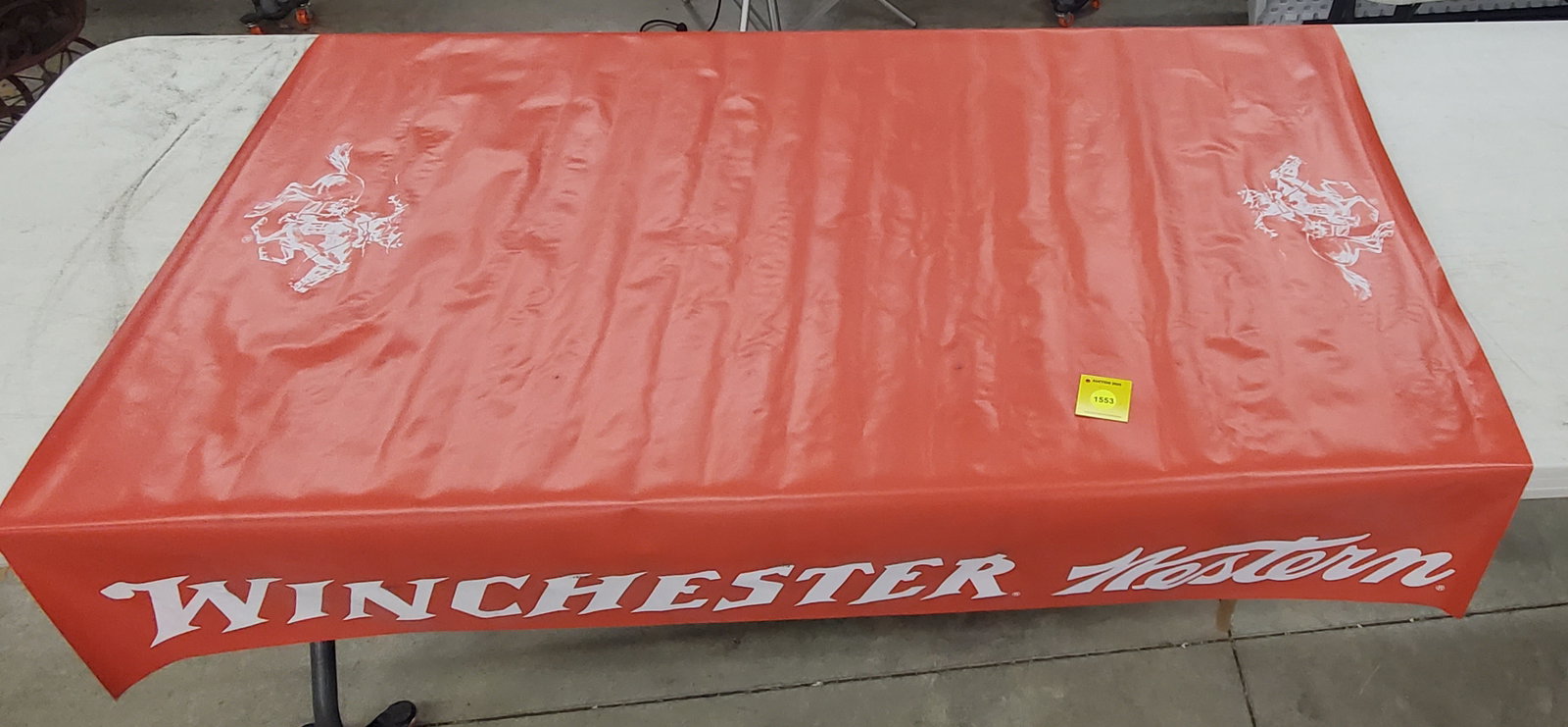 Winchester Western vinyl counter cover 54"x47": Winchester Western vinyl counter cover 54"x47"