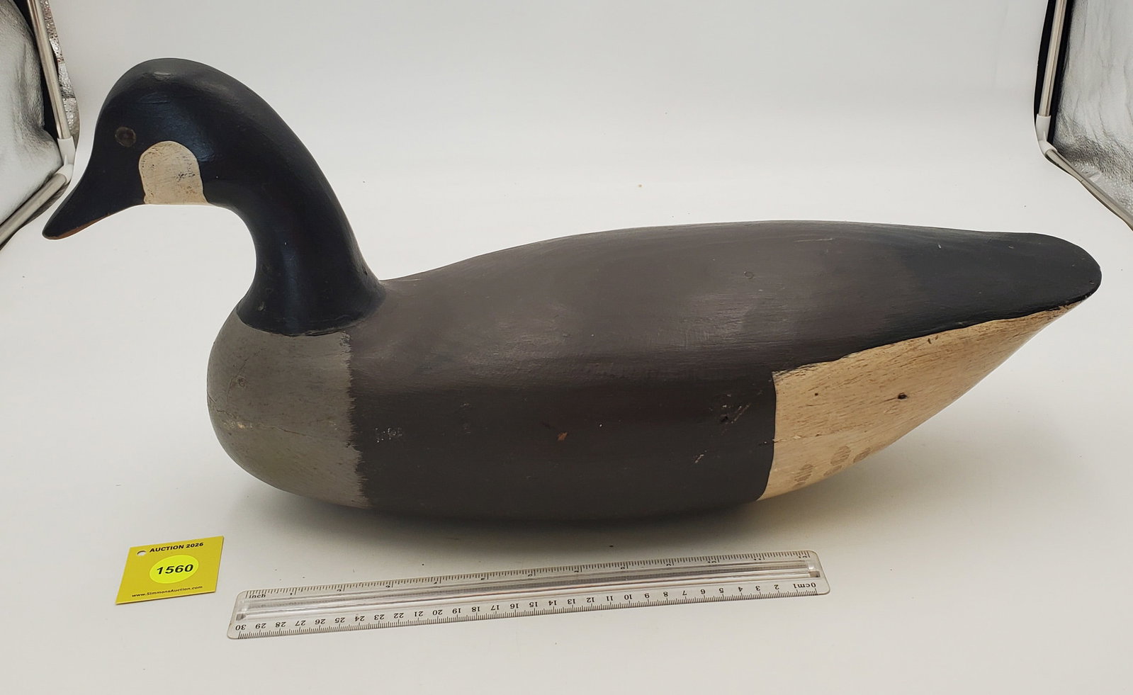 Decoy, wooden Canadian goose (1 of 3)