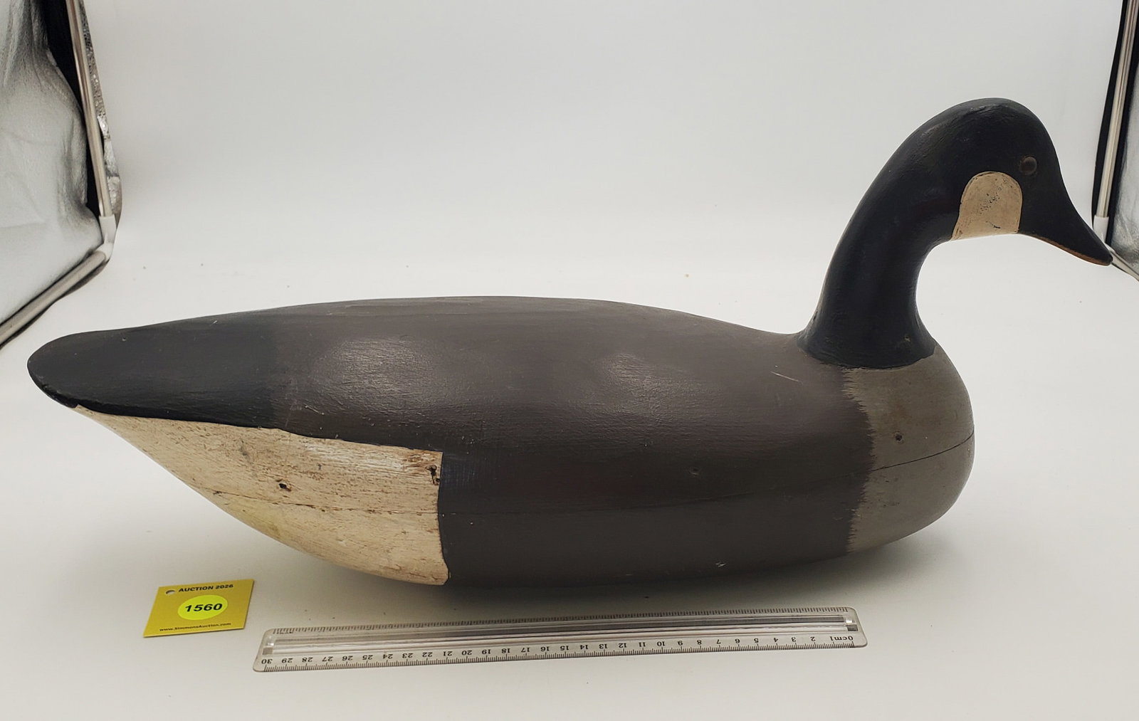 Decoy, wooden Canadian goose - 2