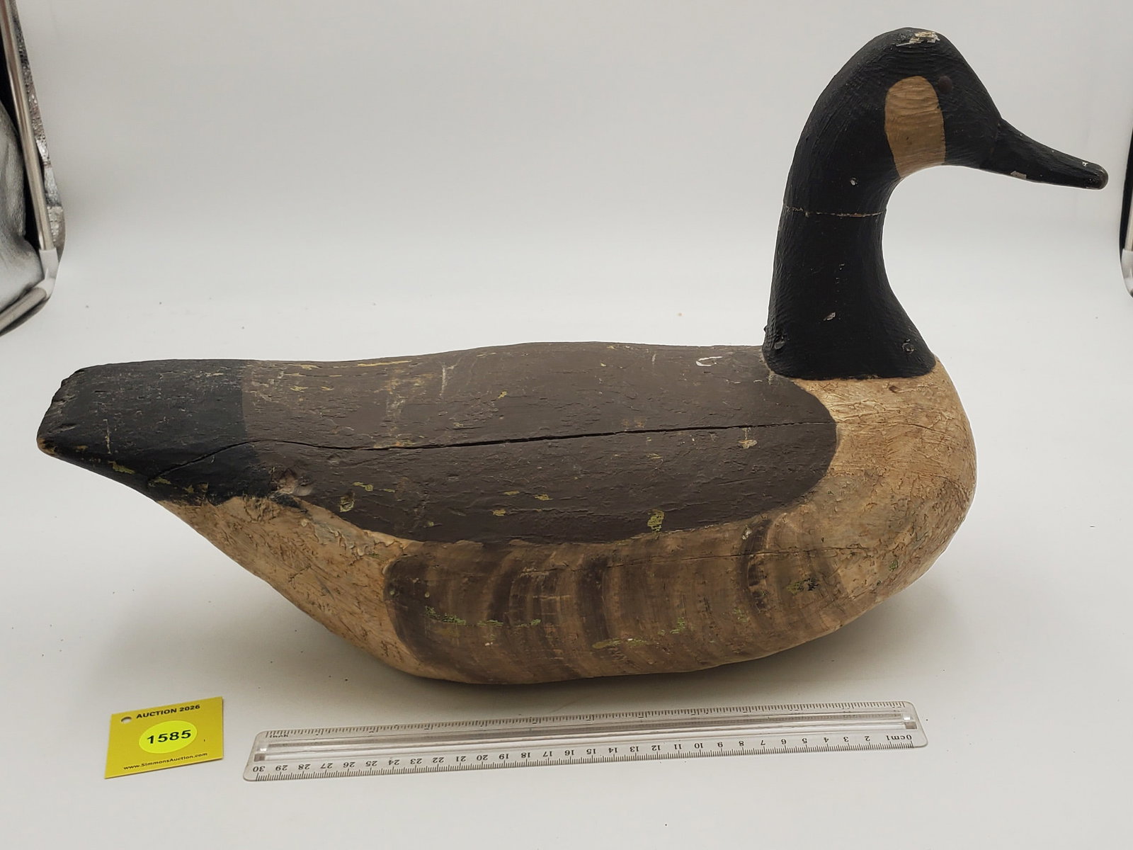 Decoy, wooden Canadian goose (1 of 3)