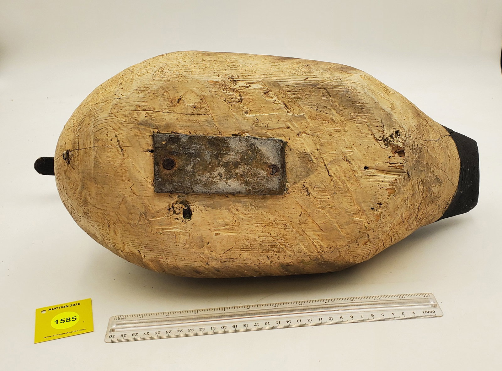 Decoy, wooden Canadian goose - 3