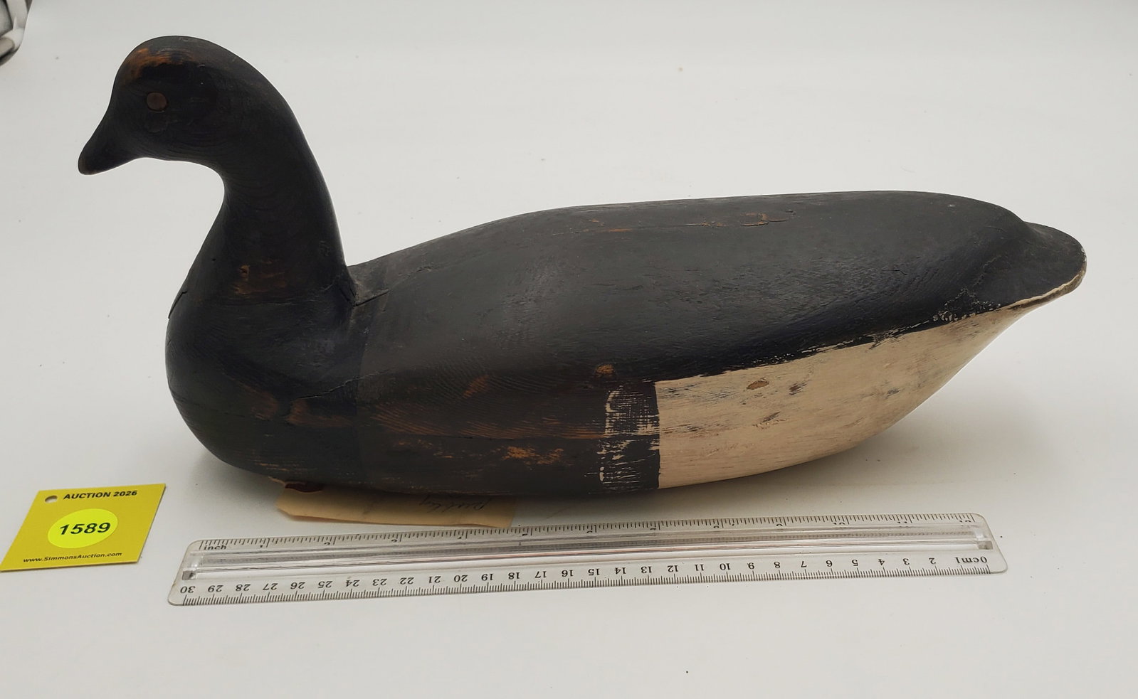 Decoy, wooden goose (1 of 3)