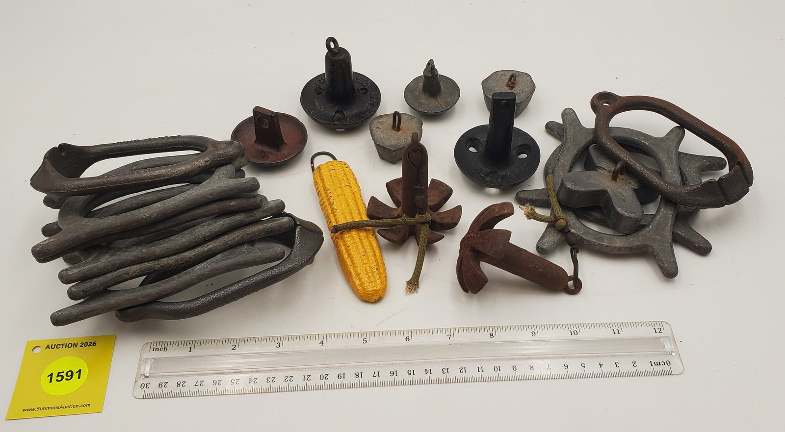 Large lot of decoy weights (1 of 1)
