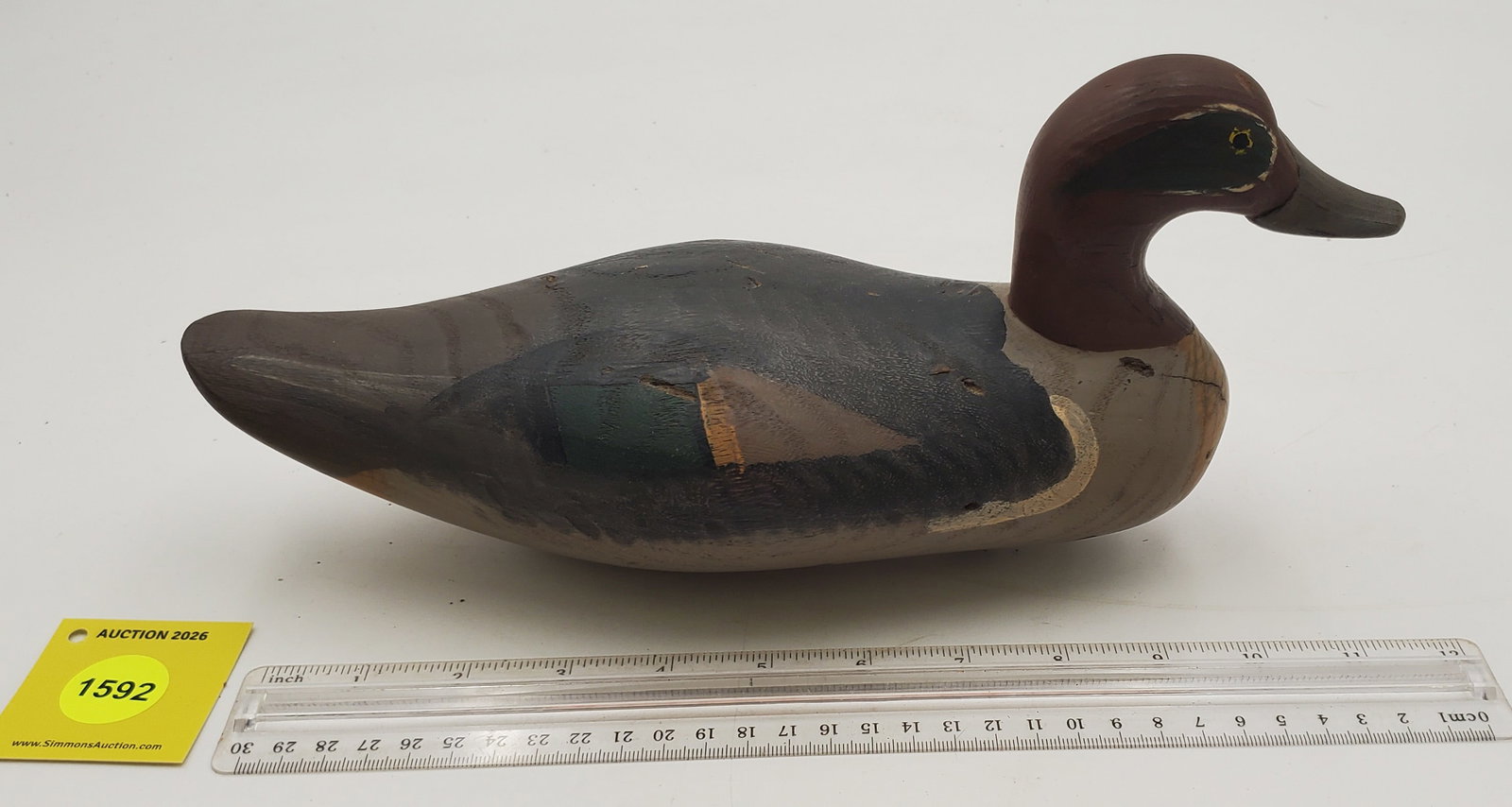 Decoy, wooden duck (1 of 3)
