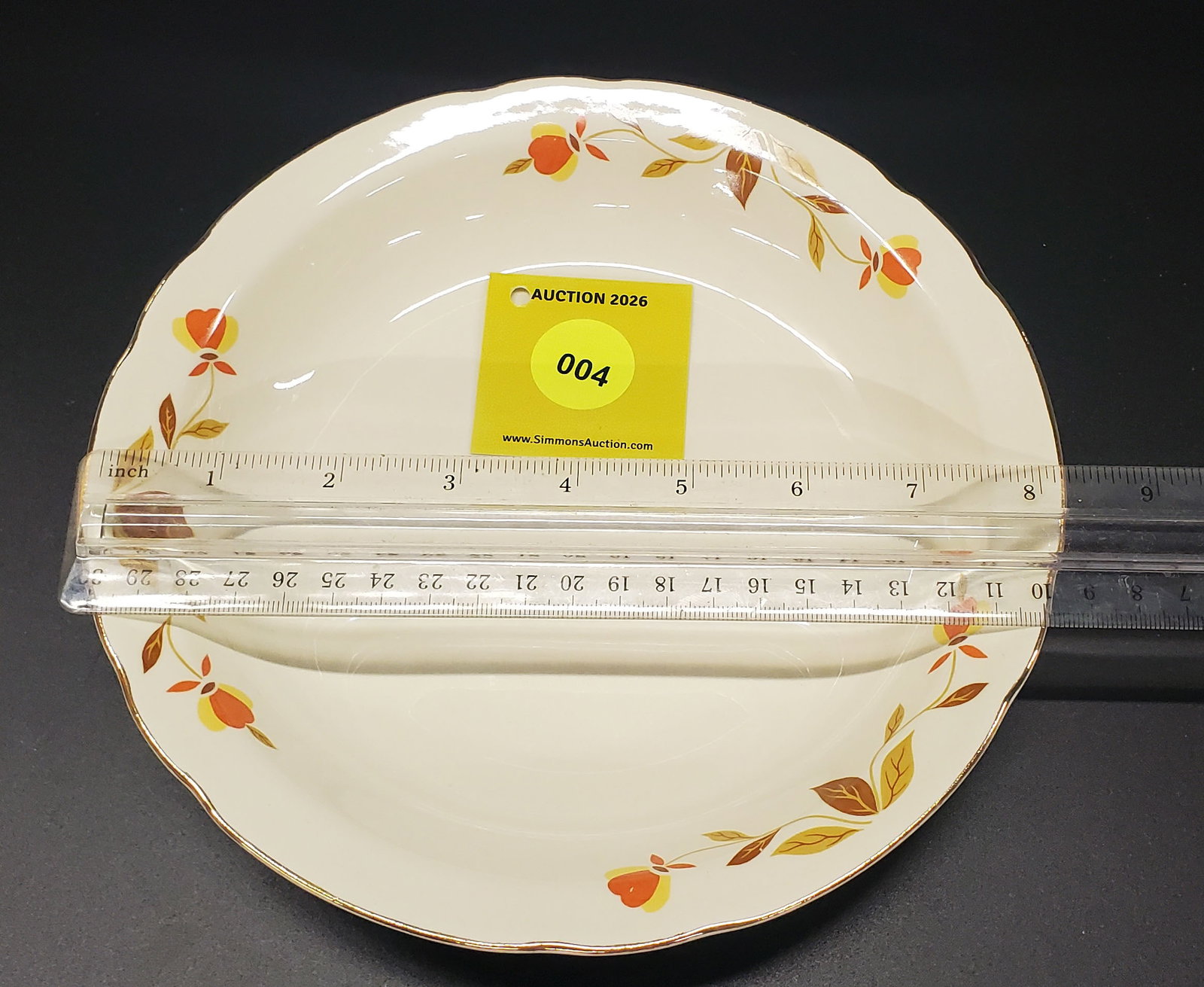 Lot of 12, Superior Hall Jewel Tea Autumn Leaf Dessert or Soup Bowl - 4