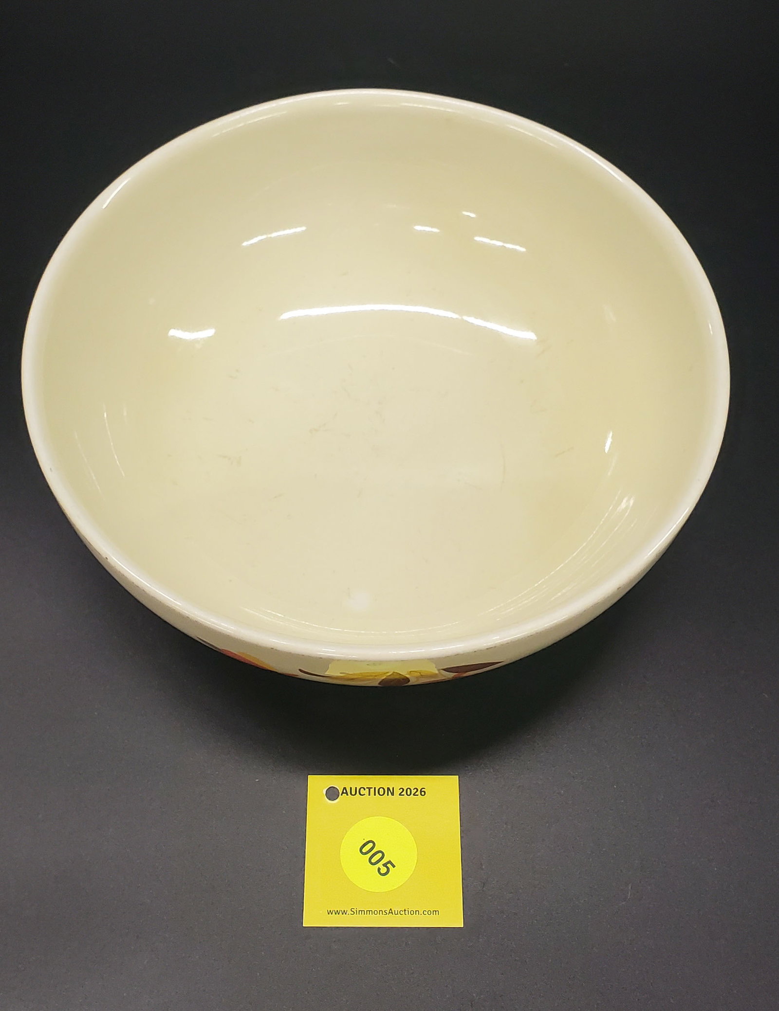 Superior Hall Jewel Tea Autumn Leaf Salad Serving Bowl - 2