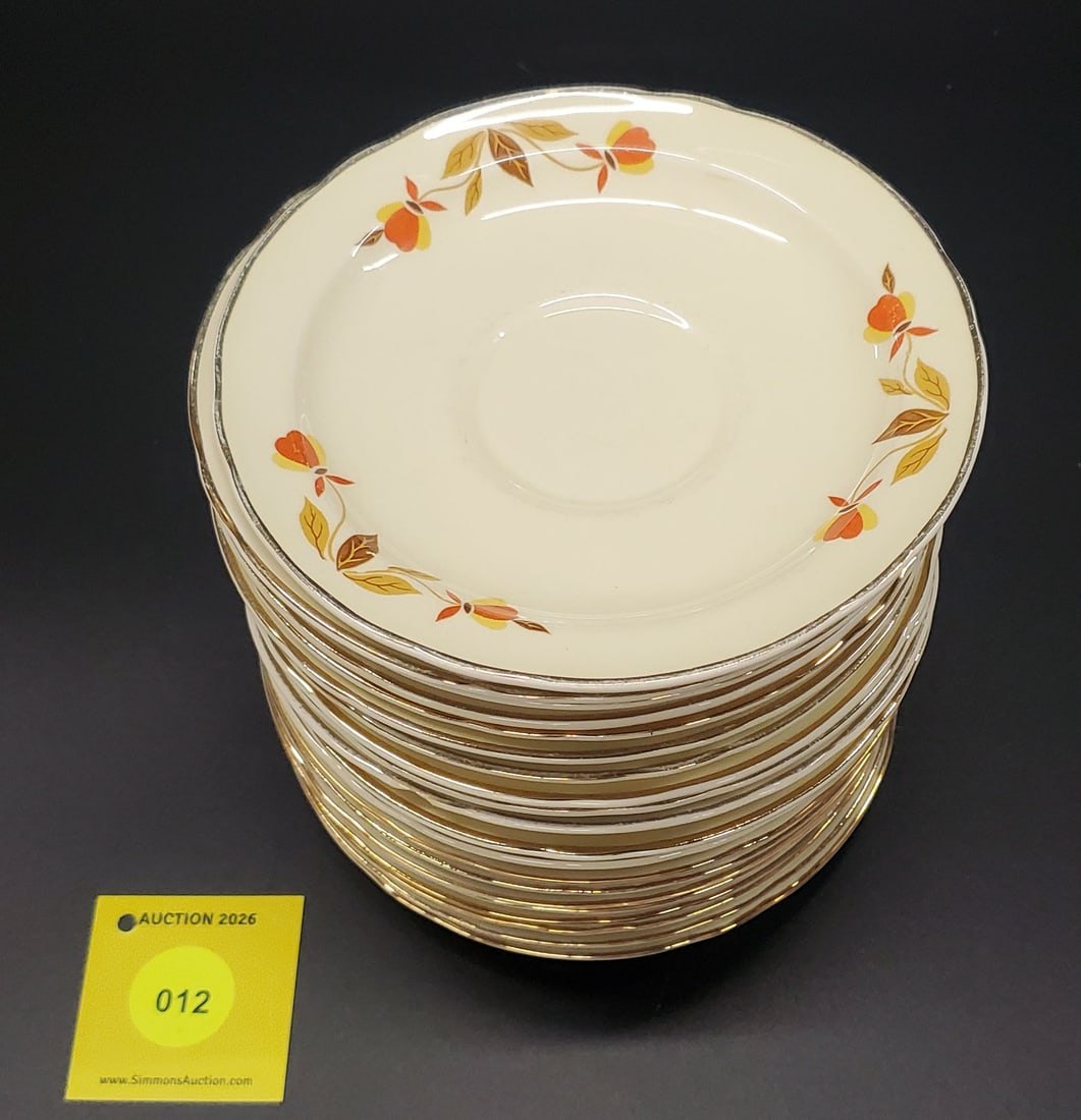 Lot of 21, Superior Hall Jewel Tea Autumn Leaf Saucer - 2