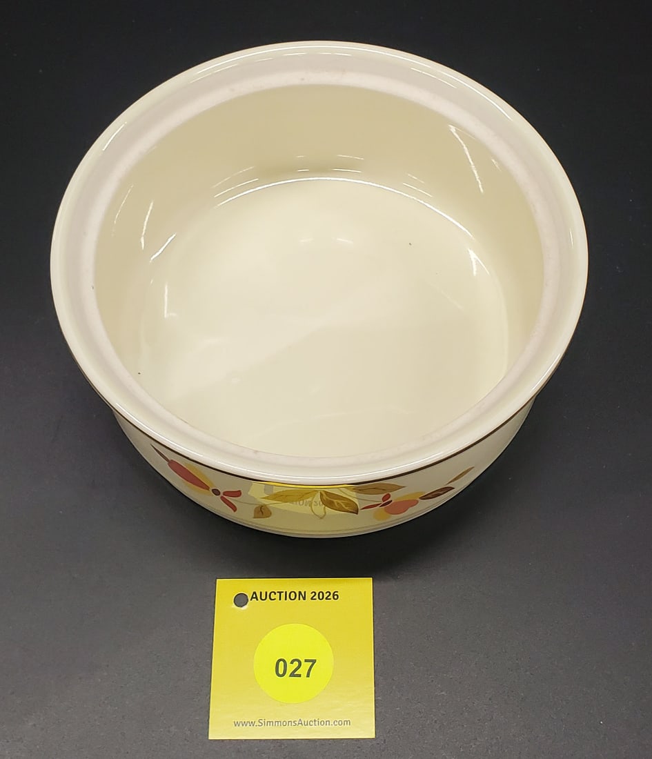 Superior Hall Jewel Tea Autumn Leaf Casserole Dish - 2