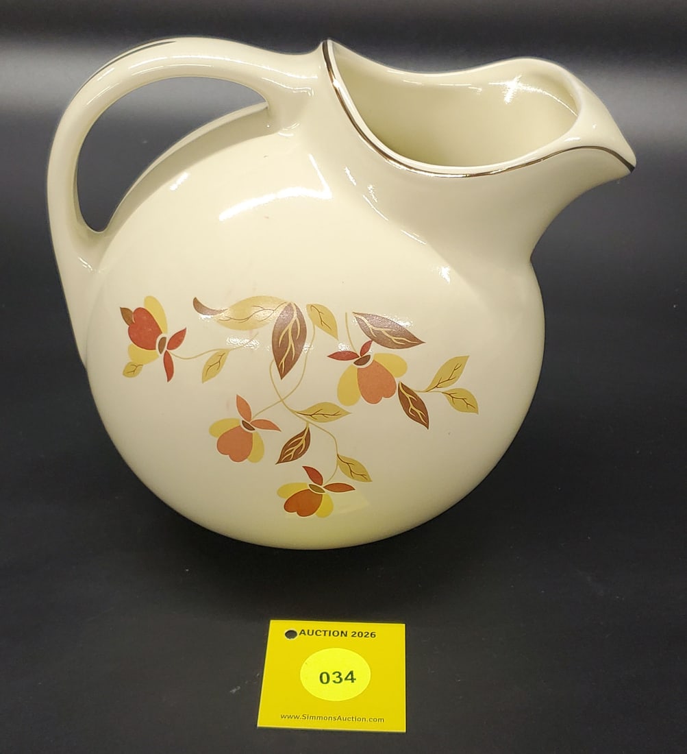 Superior Hall Jewel Tea Autumn Leaf Ball Jug - 2