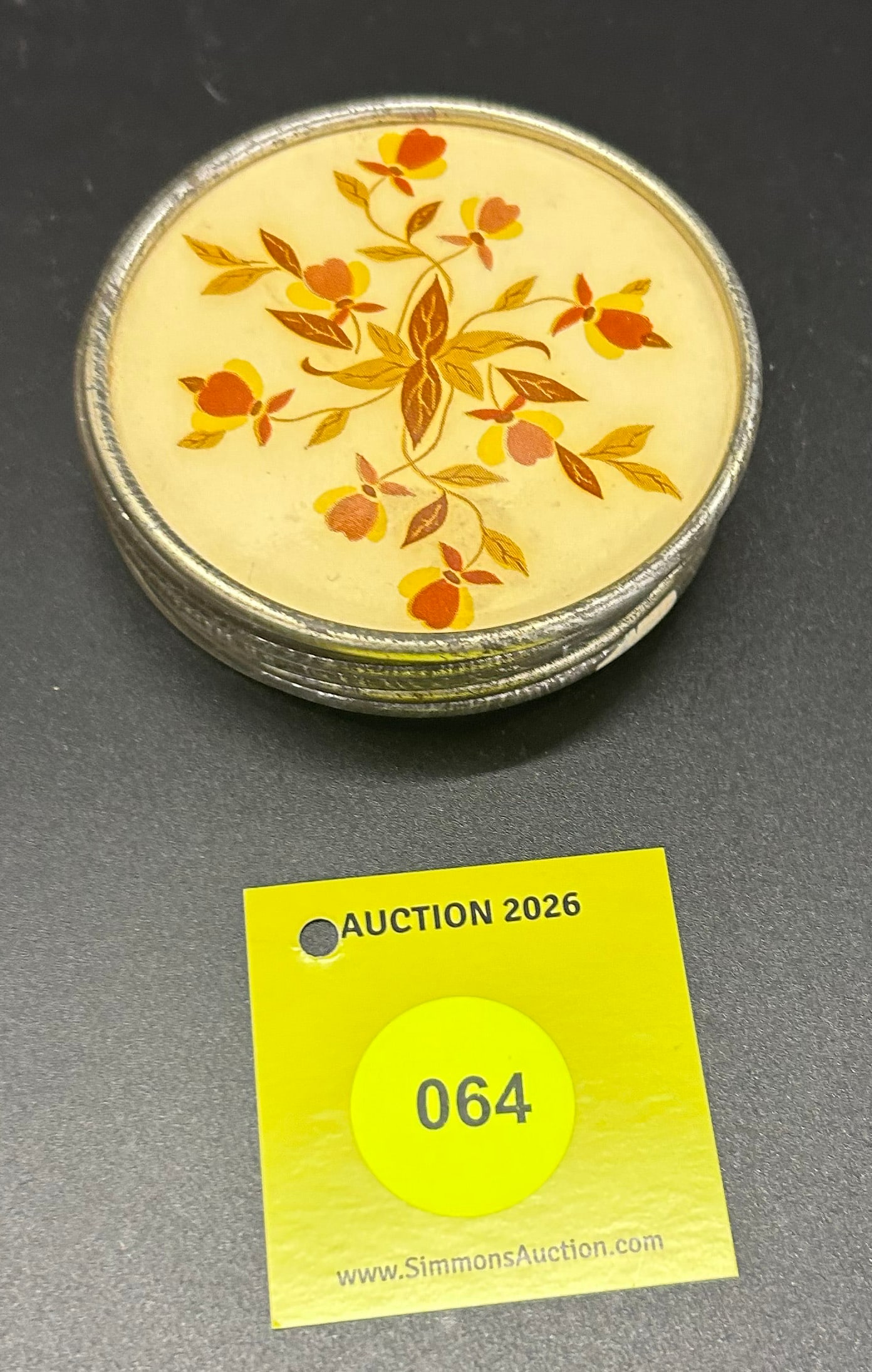 Lot of 8 Superior Hall Jewel Tea Autum Leaf Cup coasters - 2