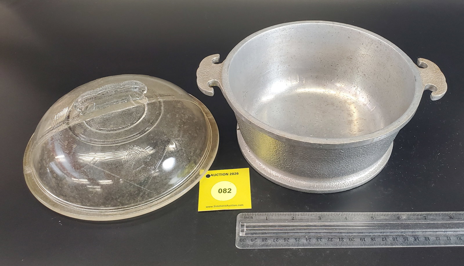 Guardian Service Ware Round 8" pot with glass lid - 2