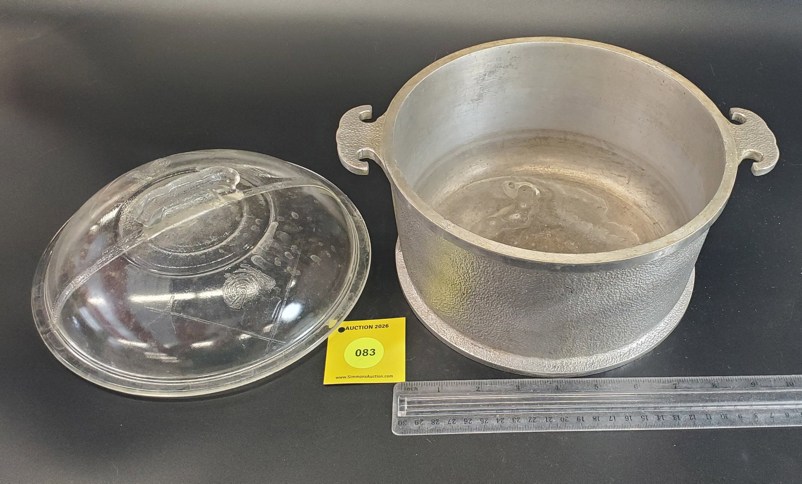 Guardian Service Ware Round 9" pot with glass lid - 2