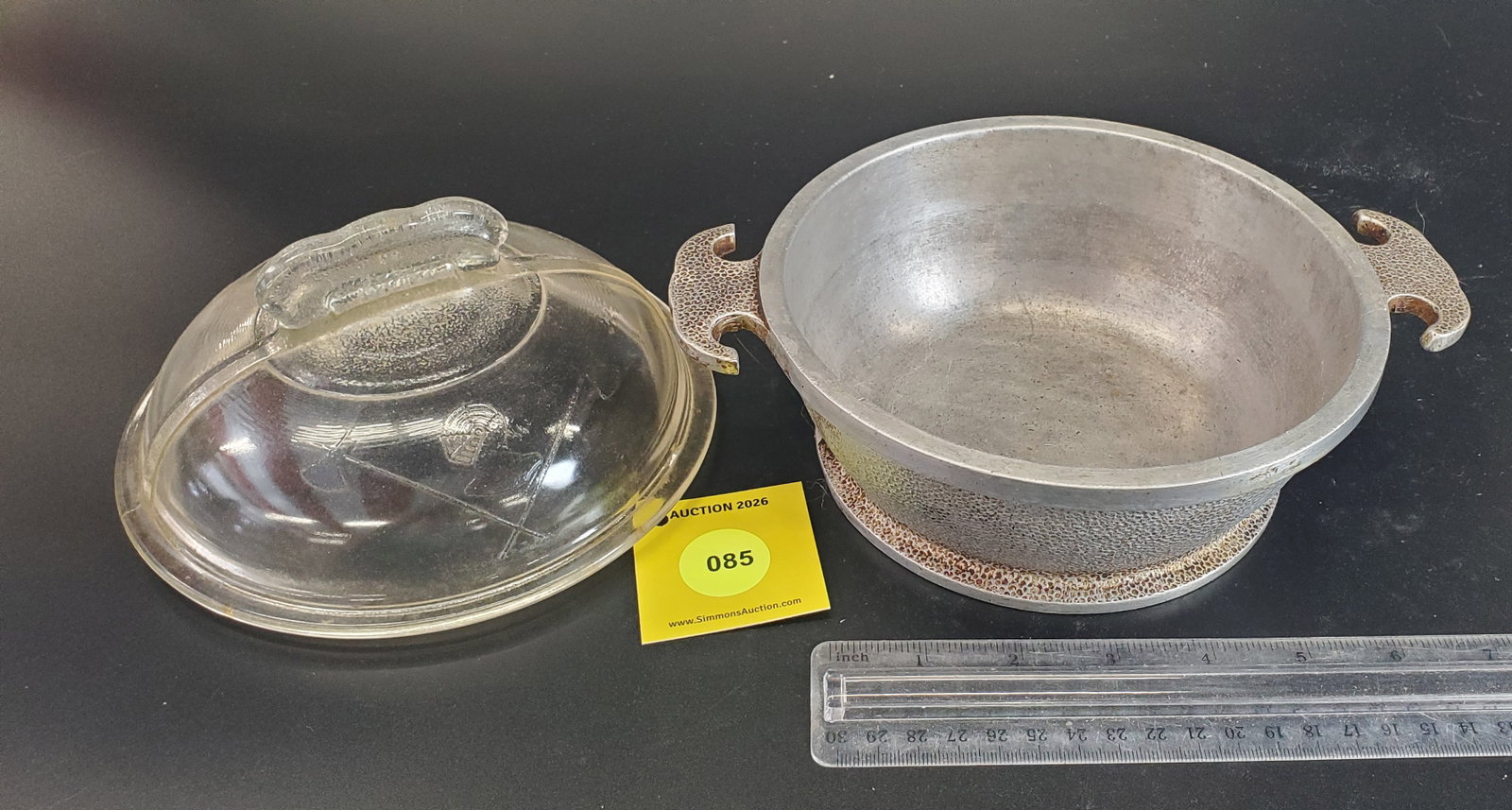 Guardian Service Ware Round 7" pot with glass lid - 2