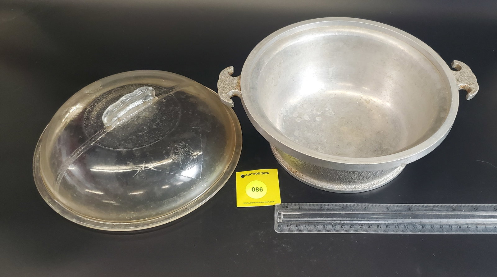 Guardian Service Ware Round 10" pot with glass lid - 2