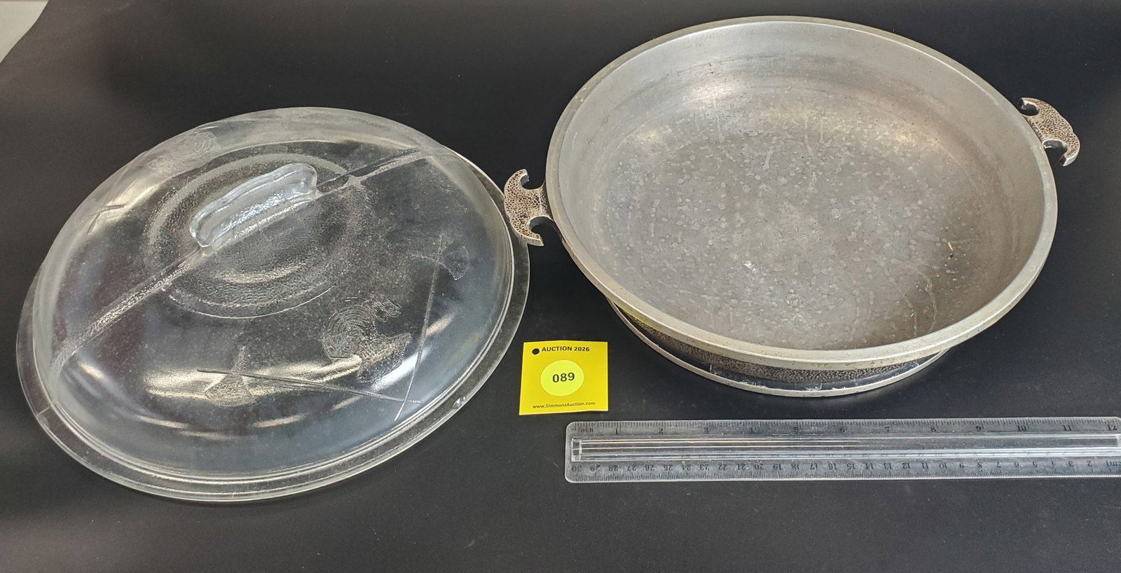 Guardian Service Ware Large Chicken Fryer w/glass lid - 2
