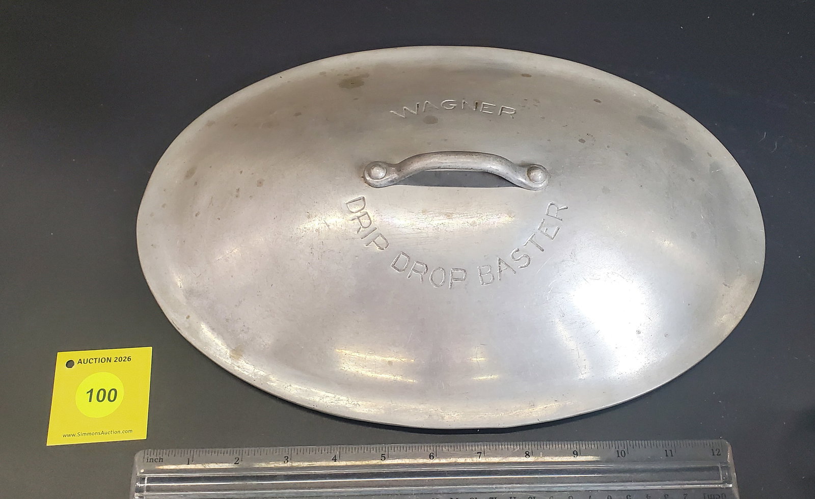 Wagner Ware Drip Drop Roaster Pot with lid and Trivet - 2