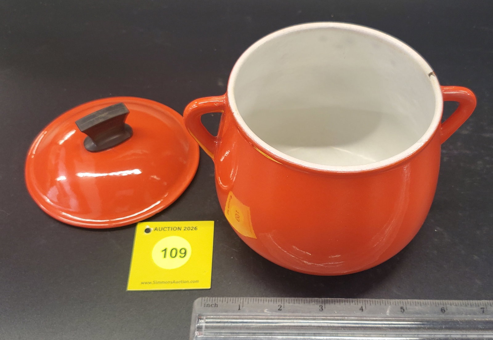 5" Bean Pot With Lid - 2