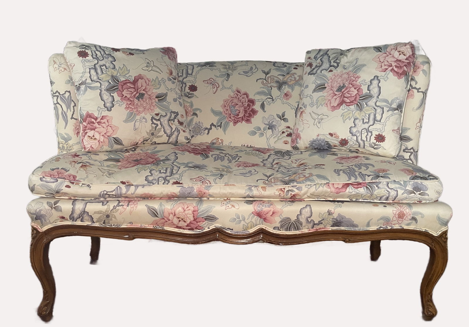 Vintage French Louis XV-style settee (1 of 8)