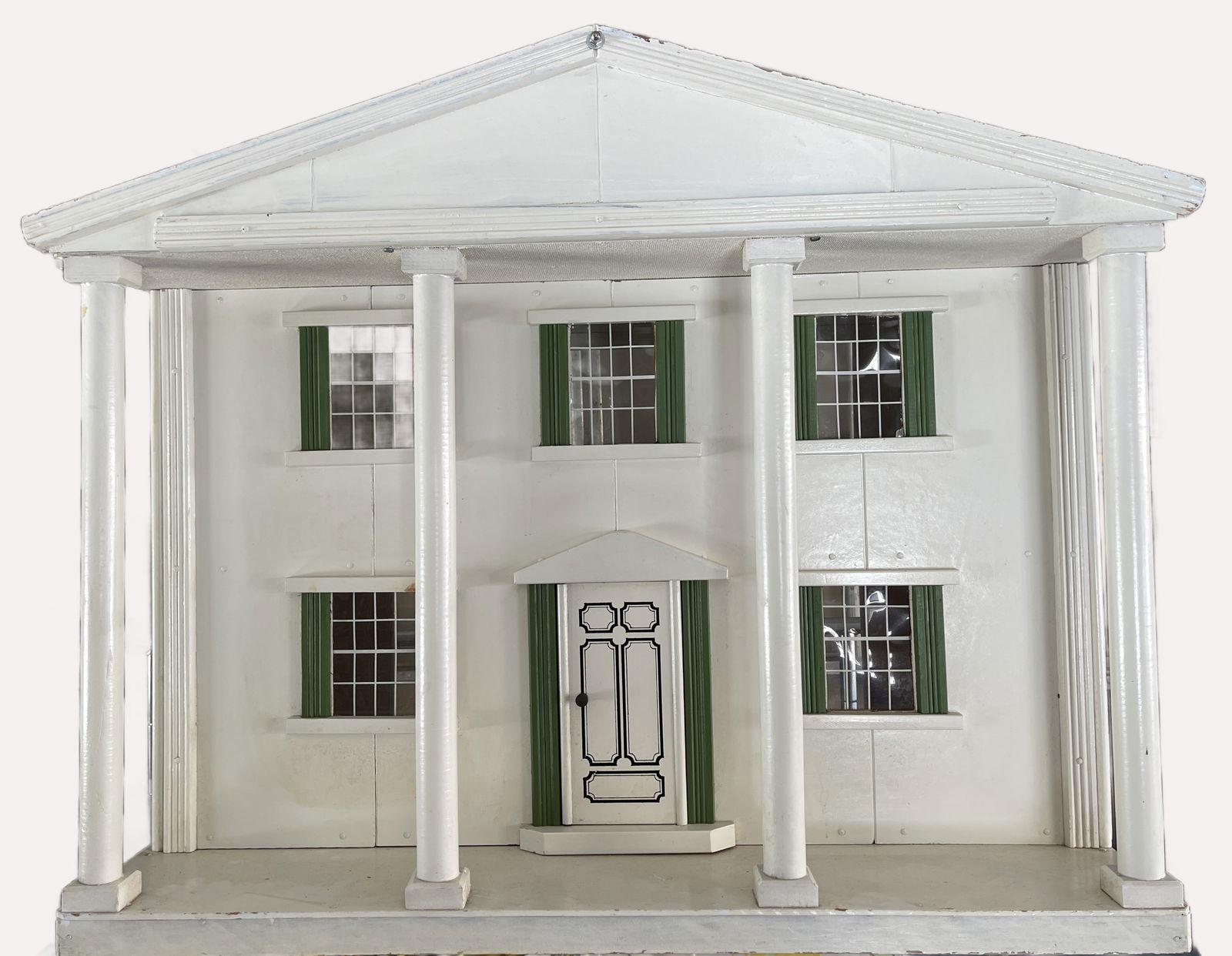 Vintage 1970s Colonial Mansion Dollhouse With Doll Furniture and Decor as displayed in photos (1 of 8)