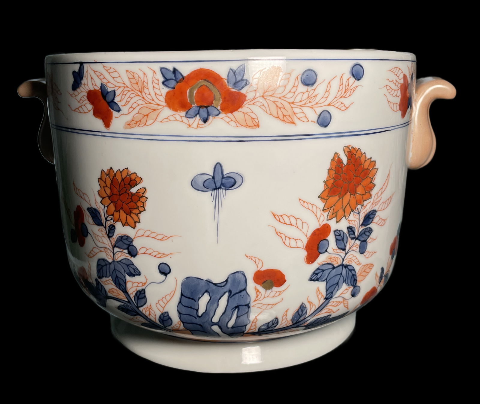 Vintage Canton Ware Hand Painted Porcelain Pot (1 of 9)