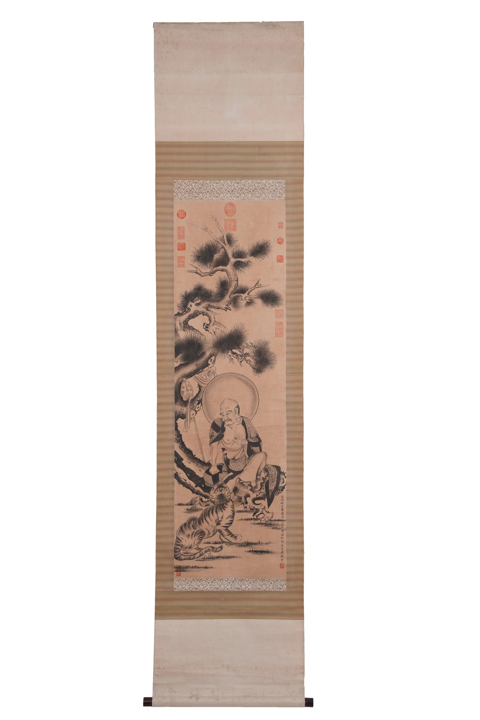 A ARHAT PAINTING ON PAPER BY SHITAO.石濤 (1 of 14)