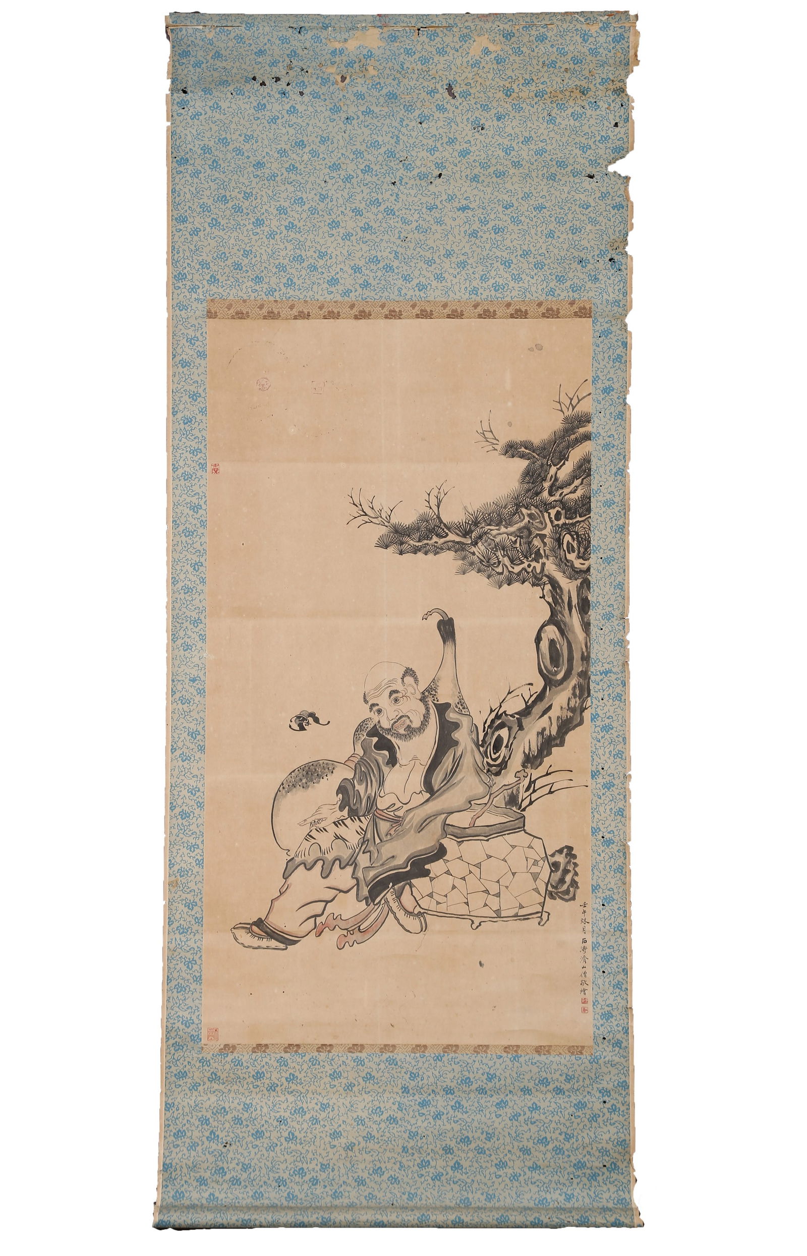 A ARHAT PAINTING ON PAPER BY SHITAO.石濤 (1 of 11)