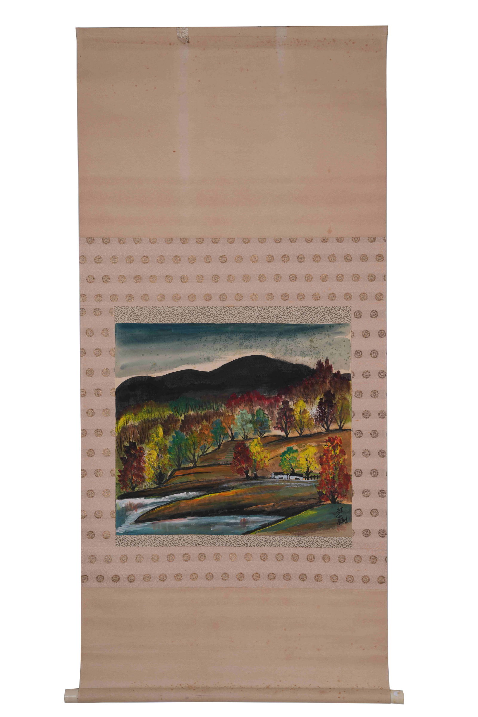 A LANDSCAPE PAINTING ON PAPER BY LIN FENGMIAN.林風眠 (1 of 11)