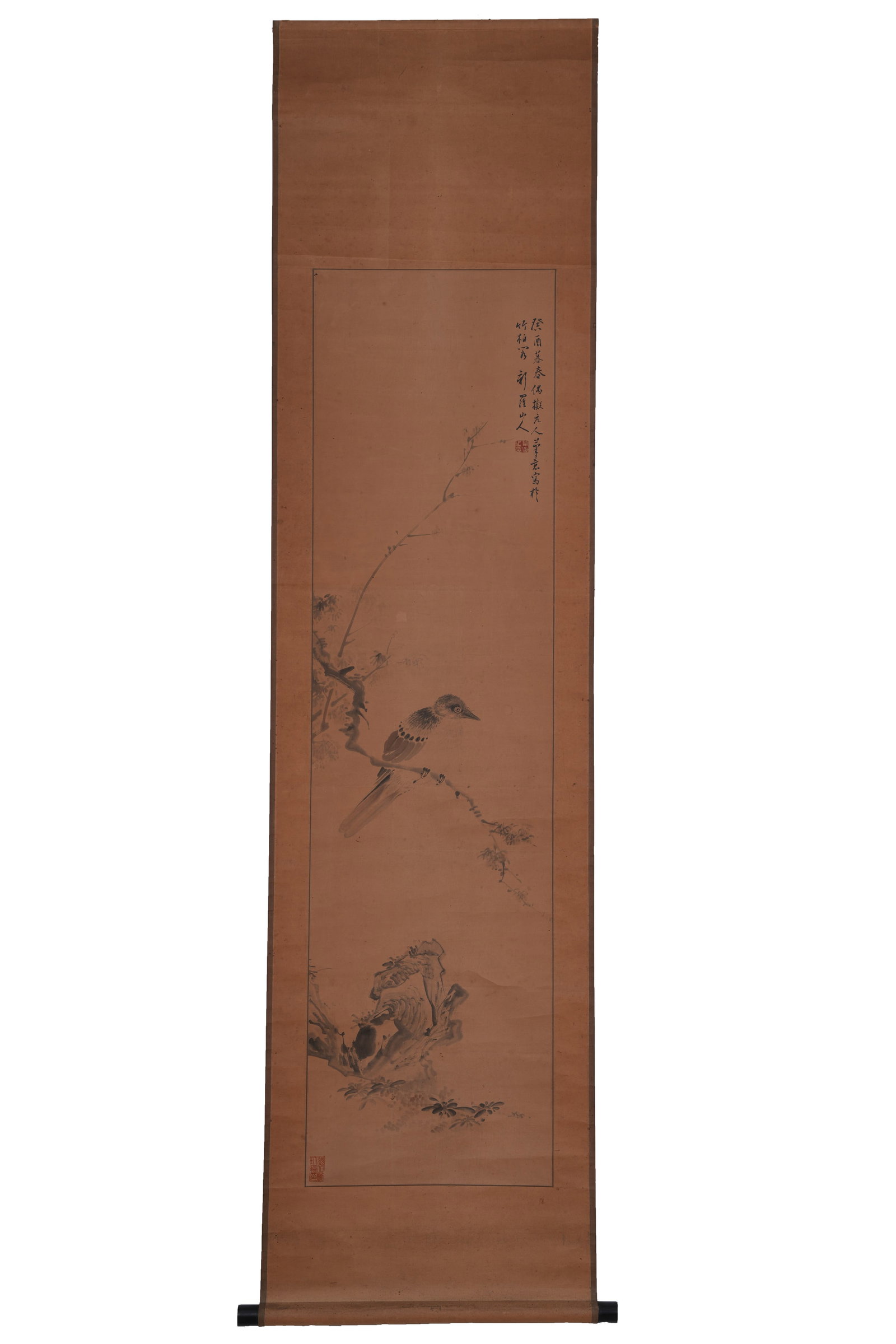 A BIRD PAINTING ON PAPER BY HUA YAN.華岩 (1 of 11)