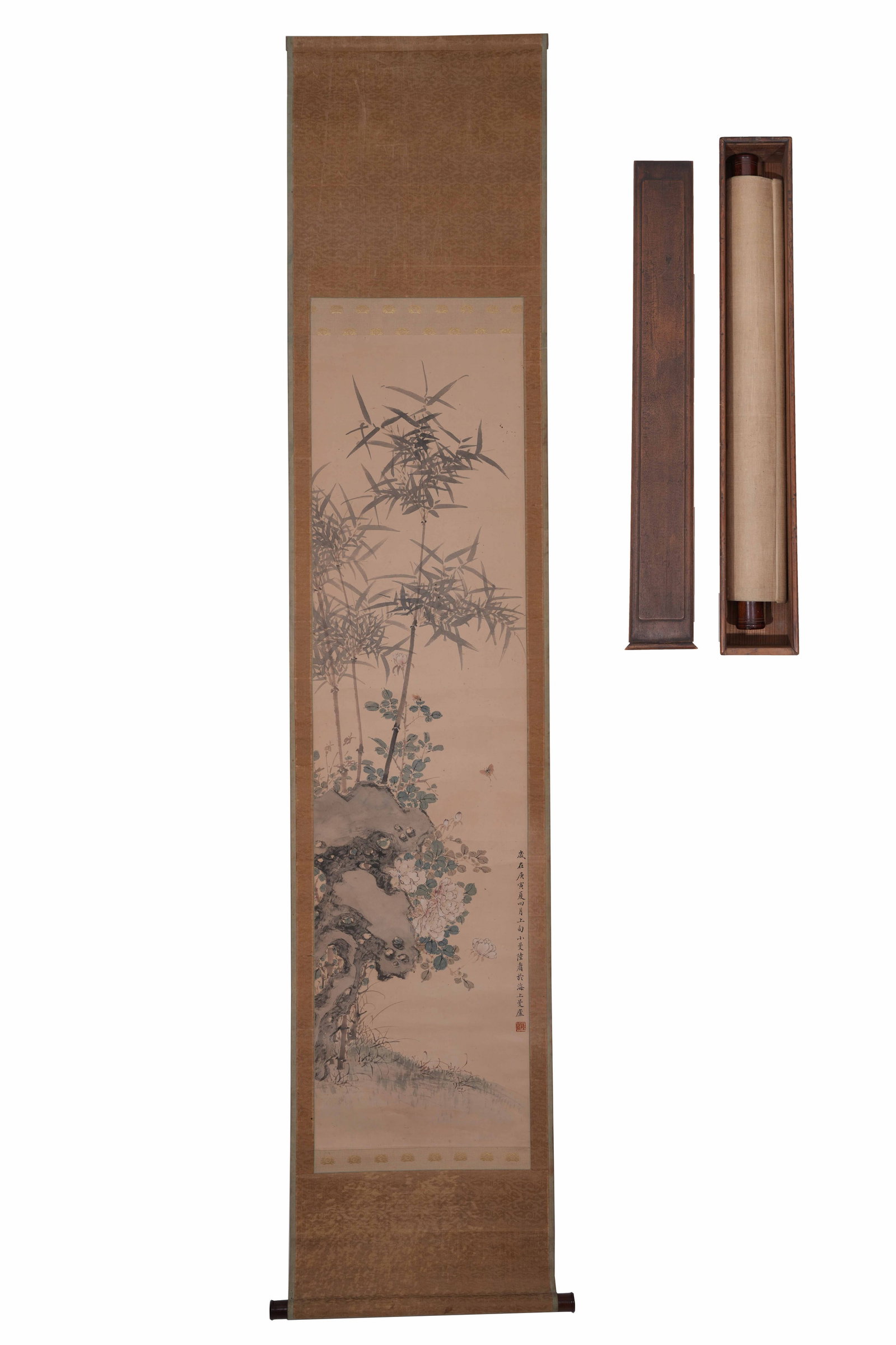 A FLOWER PAINTING ON PAPER BY LU XIAOMAN.陸小曼 (1 of 13)