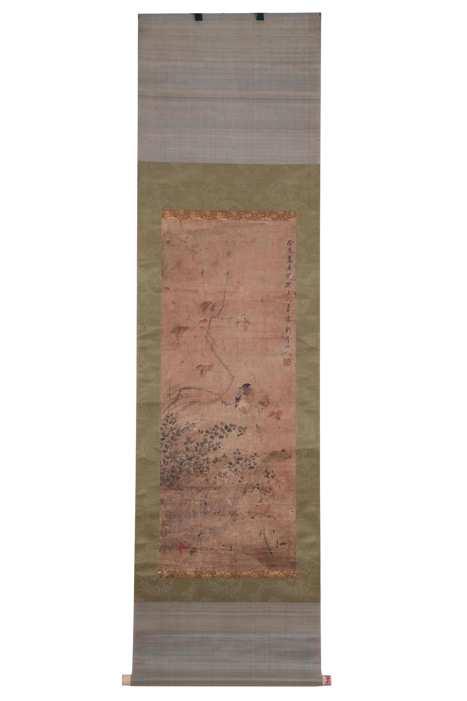 A FLOWER-AND-BIRD PAINTING ON PAPER BY HUA YAN.華岩 (1 of 12)