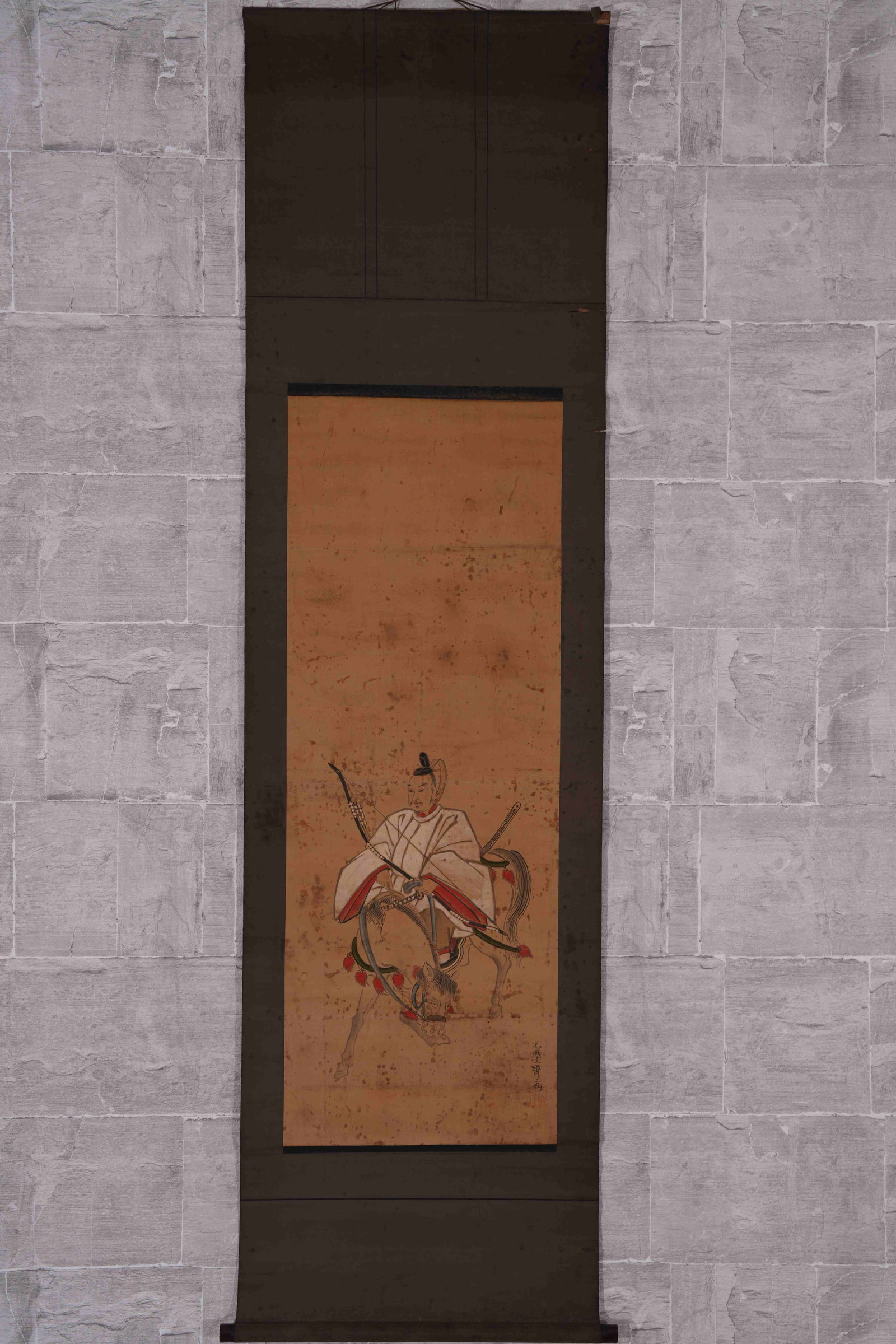 A FIGURE PAINTING ON SILK: Figure painting on silk