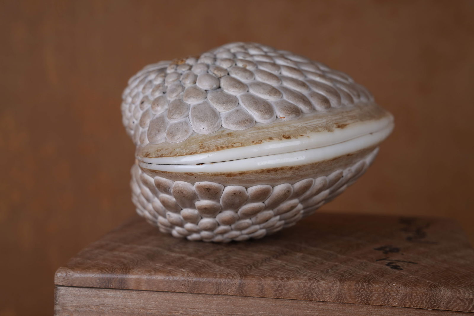 A CLAM-SHAPED INCENSE BOX - 3