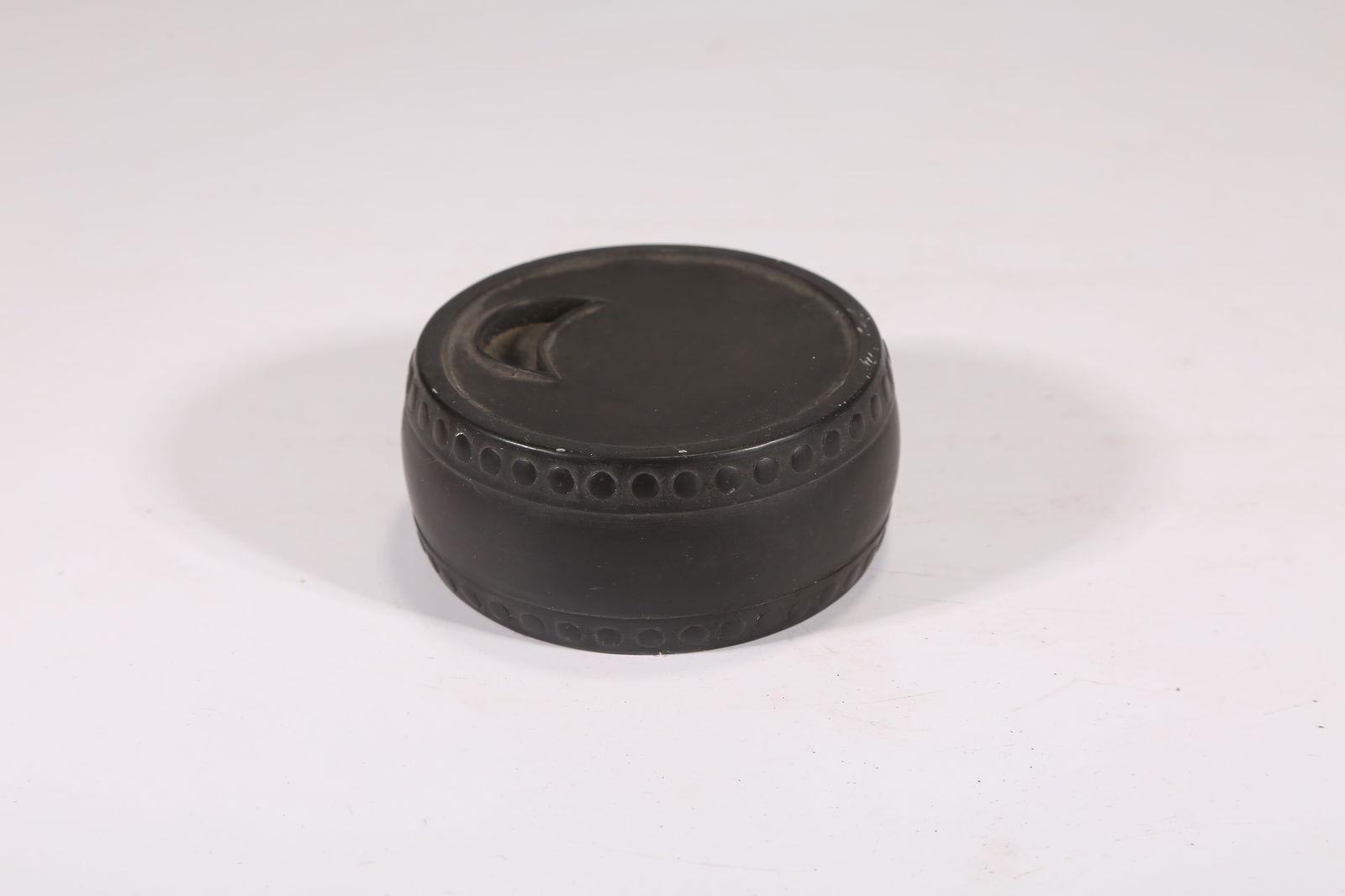 A DRUM-SHAPED INKSTONE - 4
