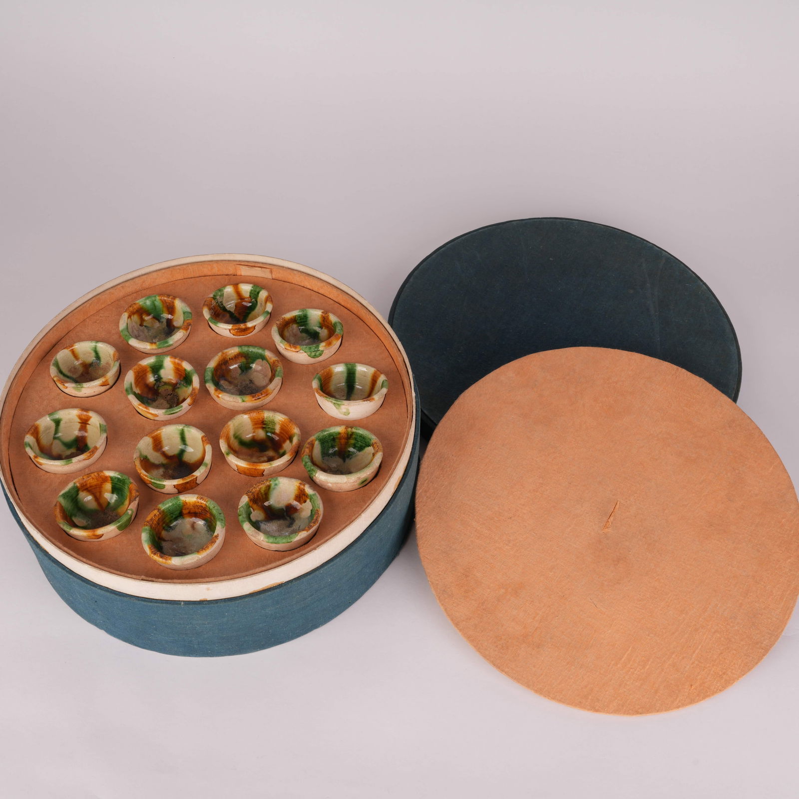 A TANG SANCAI CUP AND SAUCER SET - 2