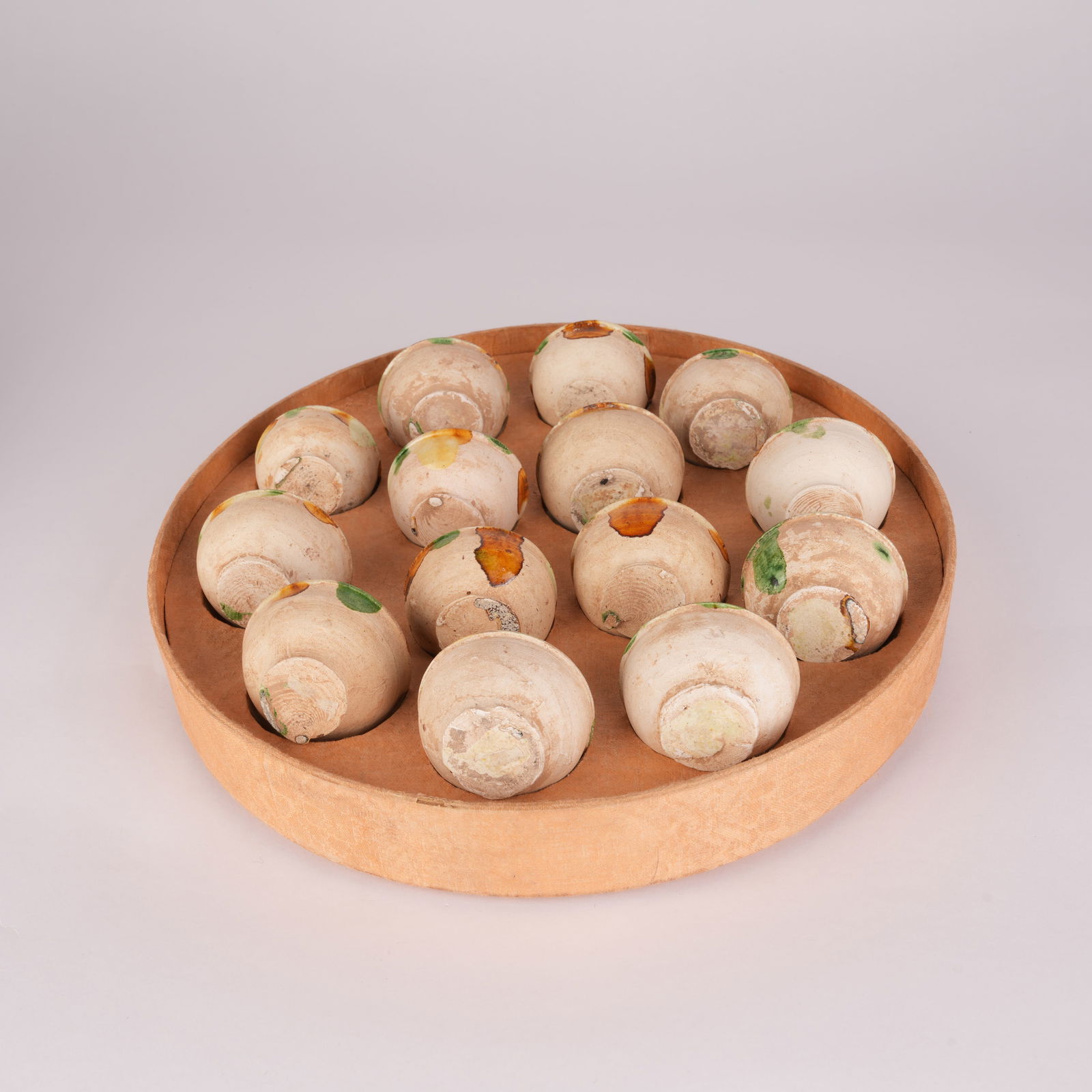 A TANG SANCAI CUP AND SAUCER SET - 7