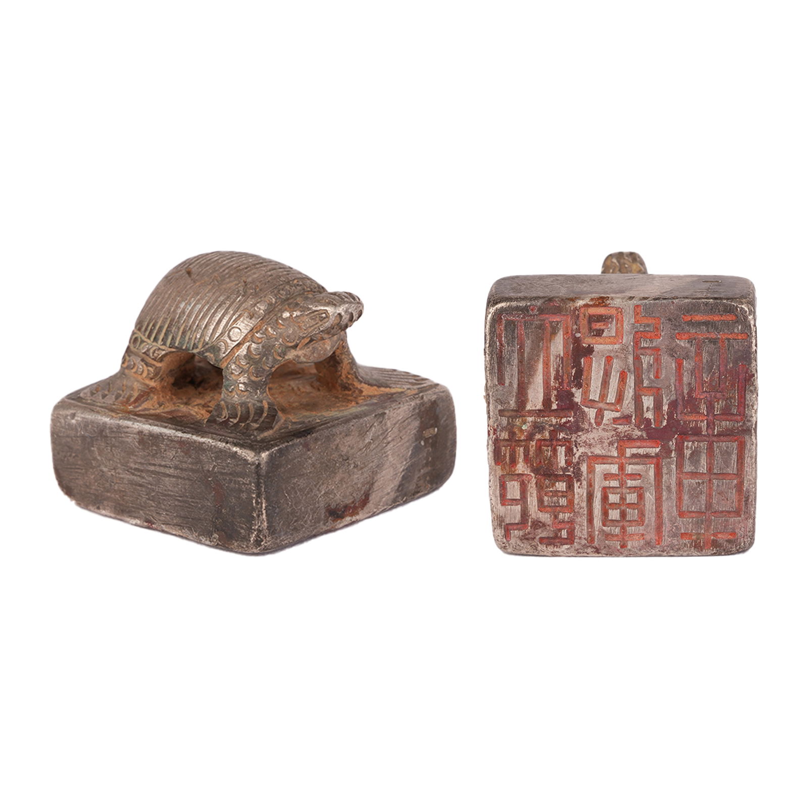 A TURTLE SEAL OF THE GENERAL, HAN DYNASTY (1 of 8)