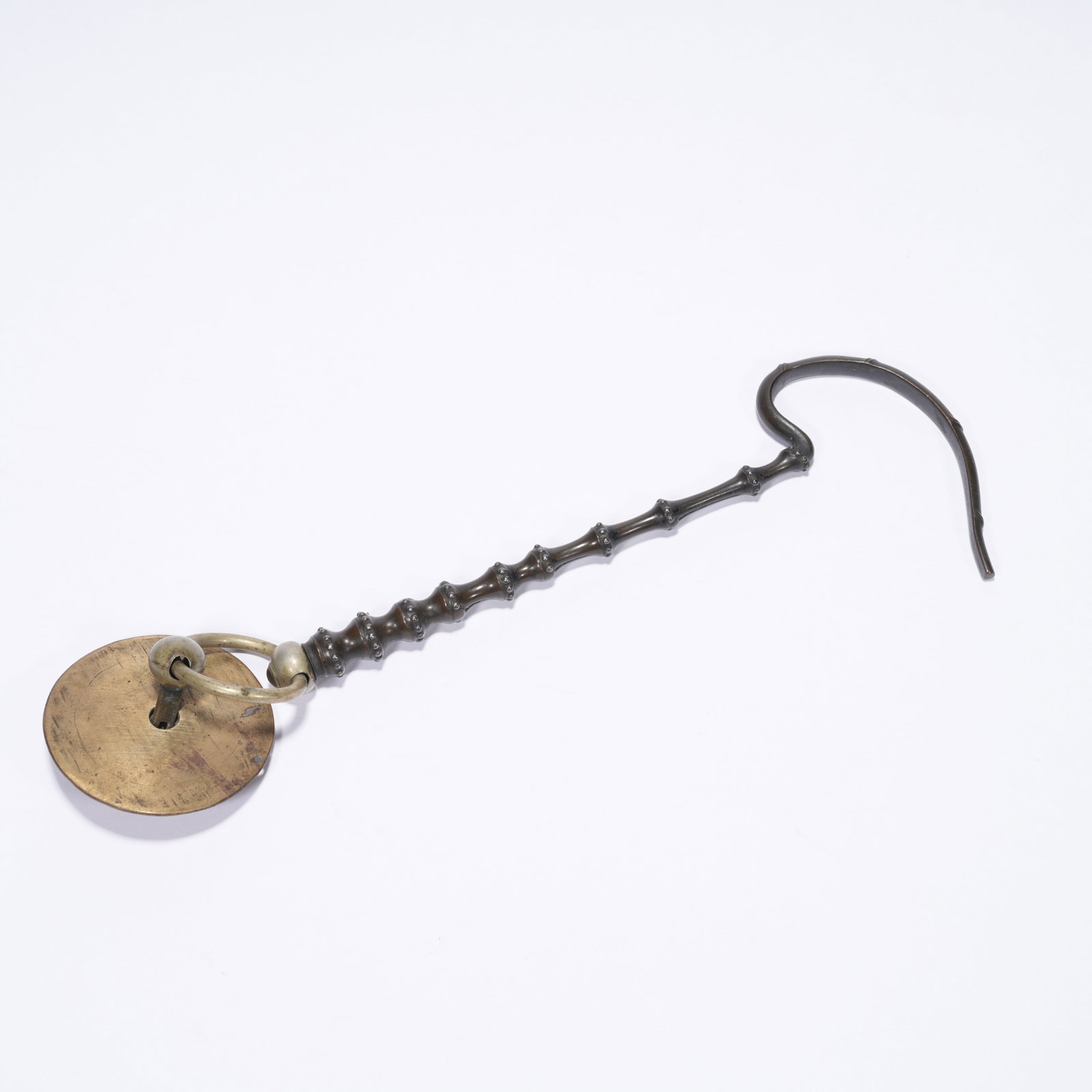 A BRONZE BIRDCAGE HOOK: Bronze Birdcage Hook