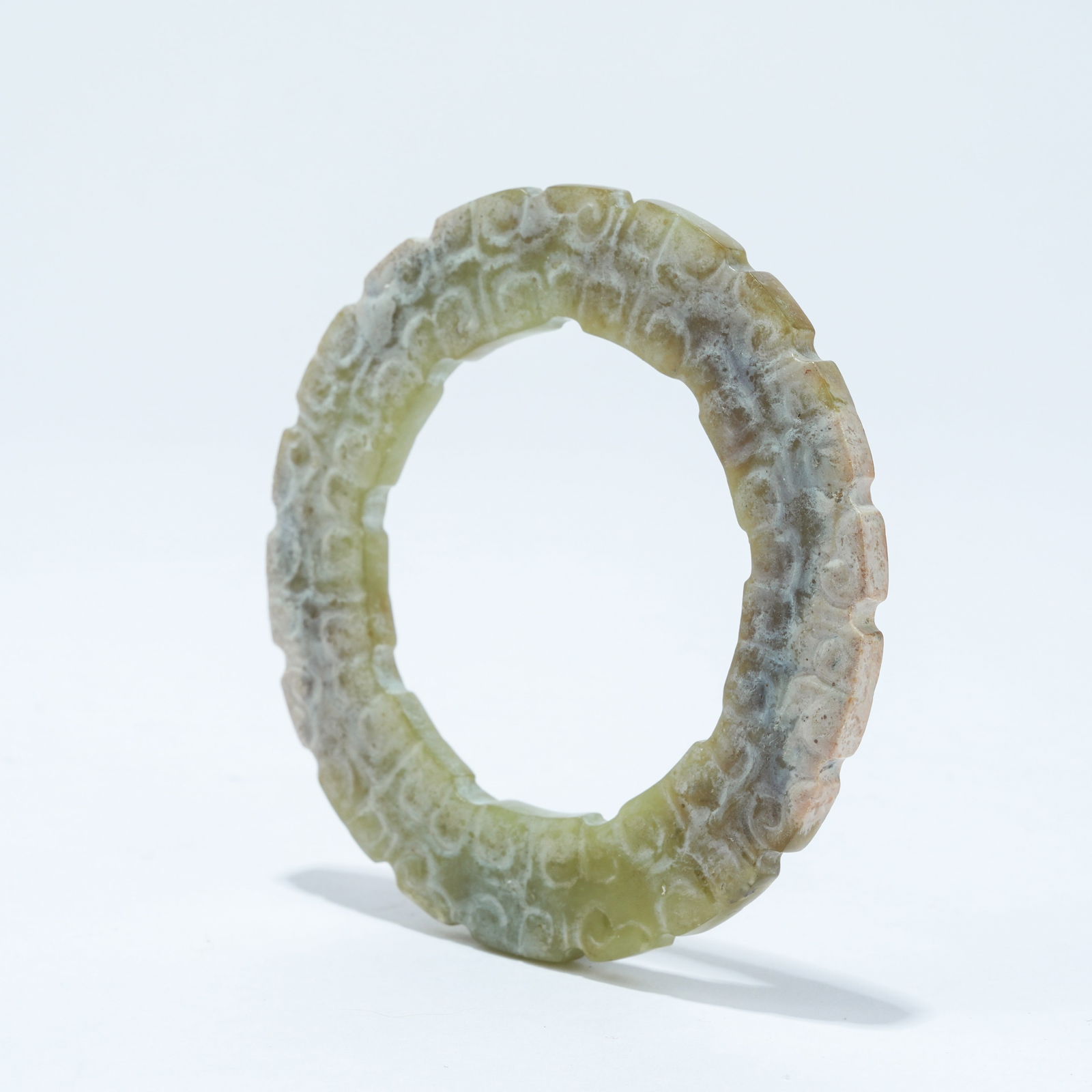 A ARCHAIC JADE RING - 10