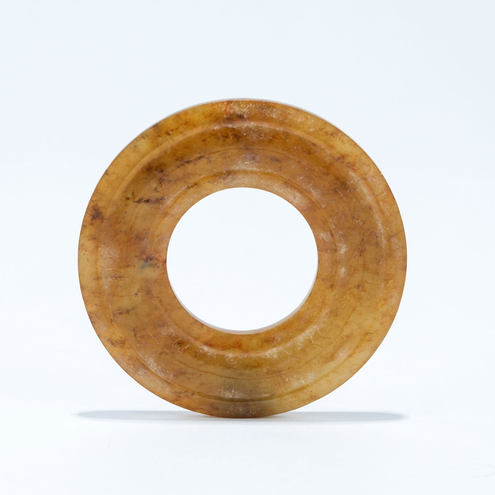A ARCHAIC JADE SMALL BI DISC WITH APERTURE (1 of 8)