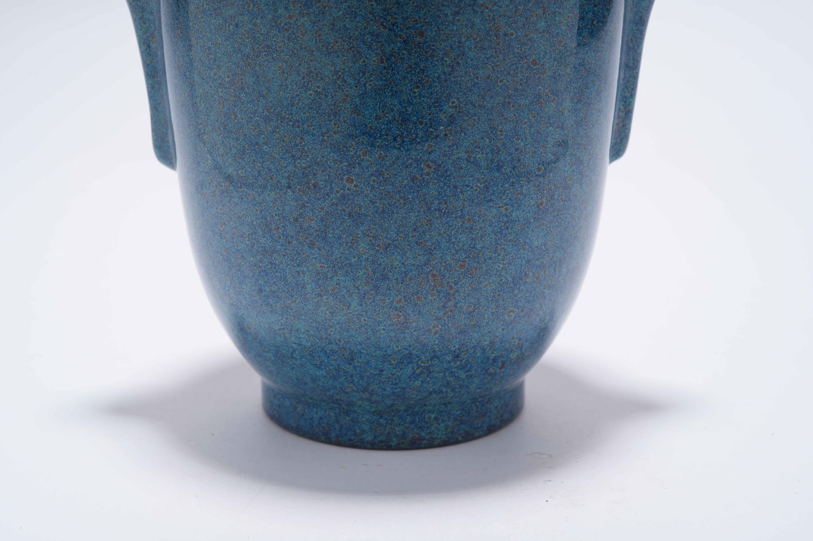 A JUN GLAZE TWIN-HANDLED LANTERN VASE - 3