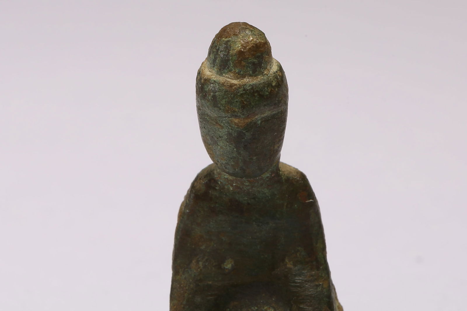 A BRONZE BUDDHA STATUE - 6