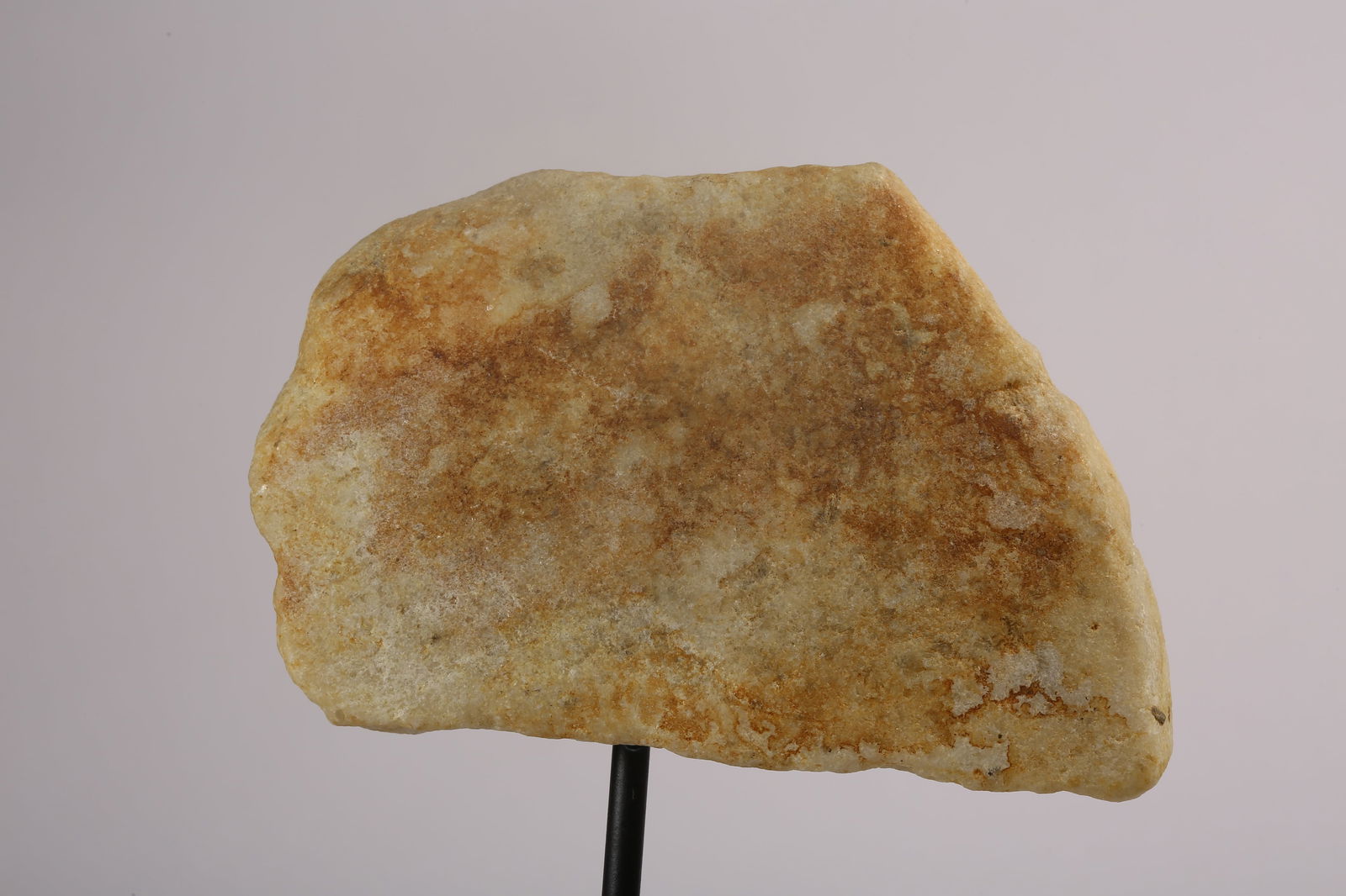 A WHITE MARBLE BUDDHA HEAD - 7